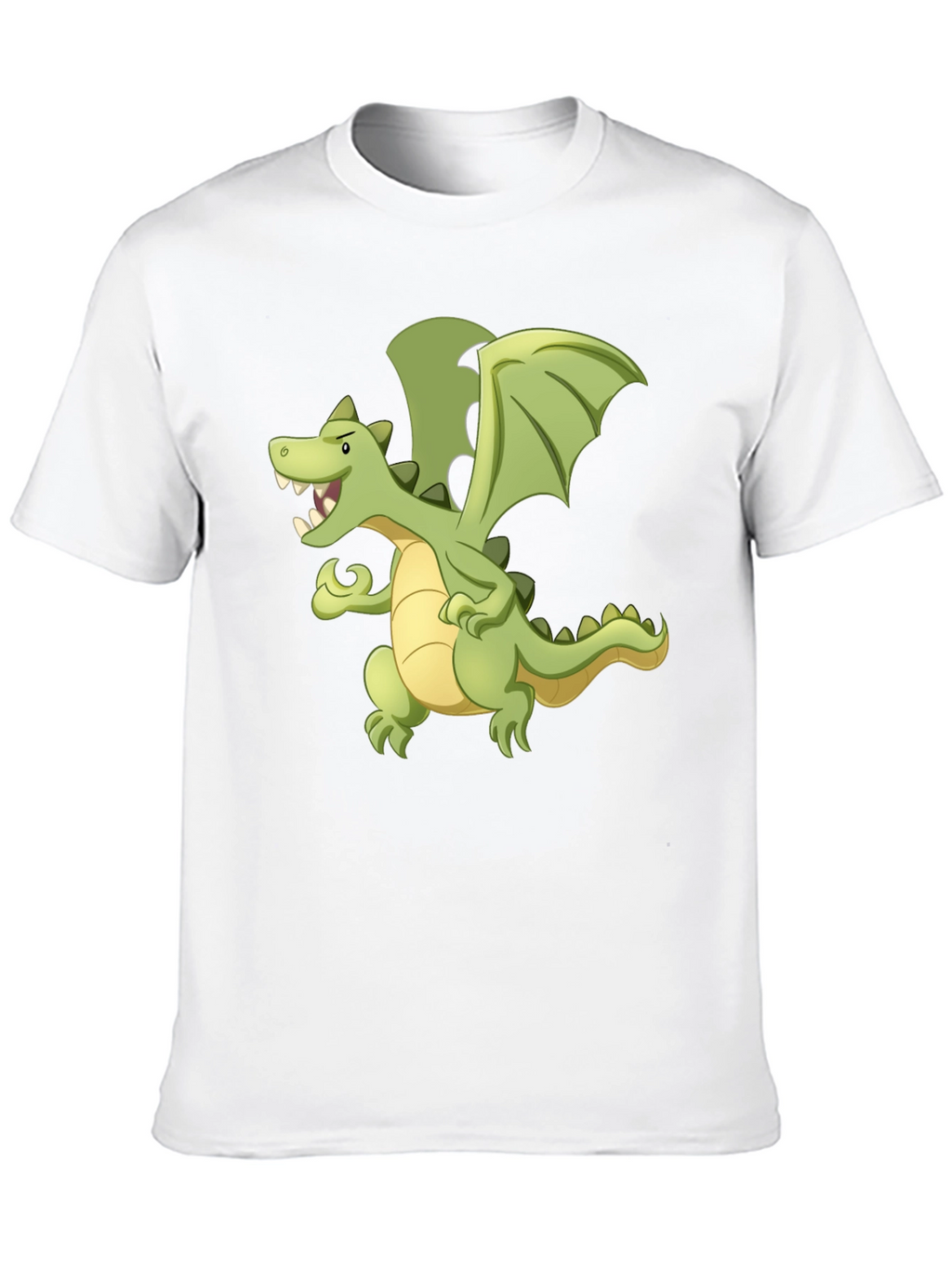 Dragon Graphic Tee - Black Cotton T-Shirt