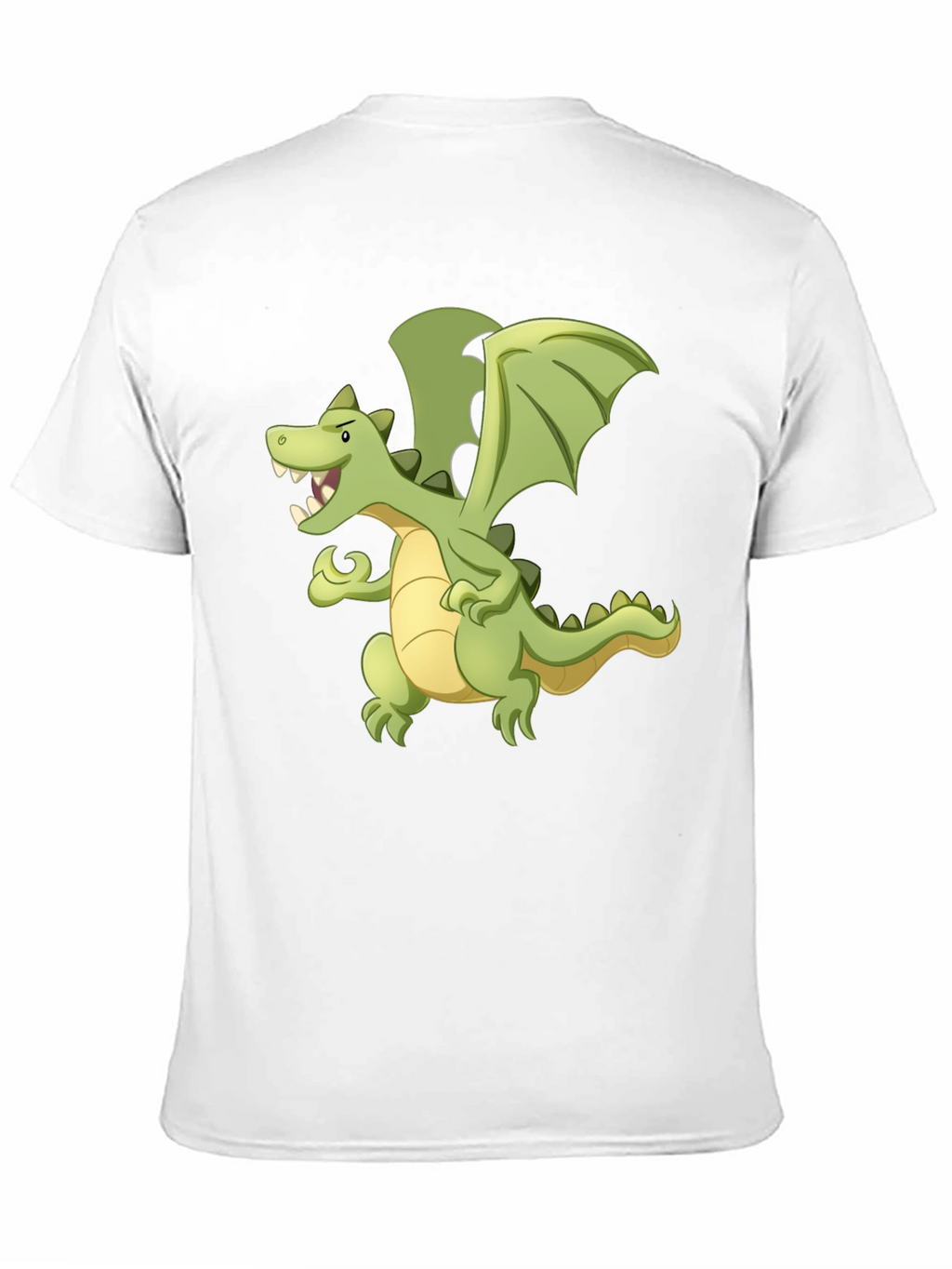 Dragon Graphic Tee - Black Cotton T-Shirt