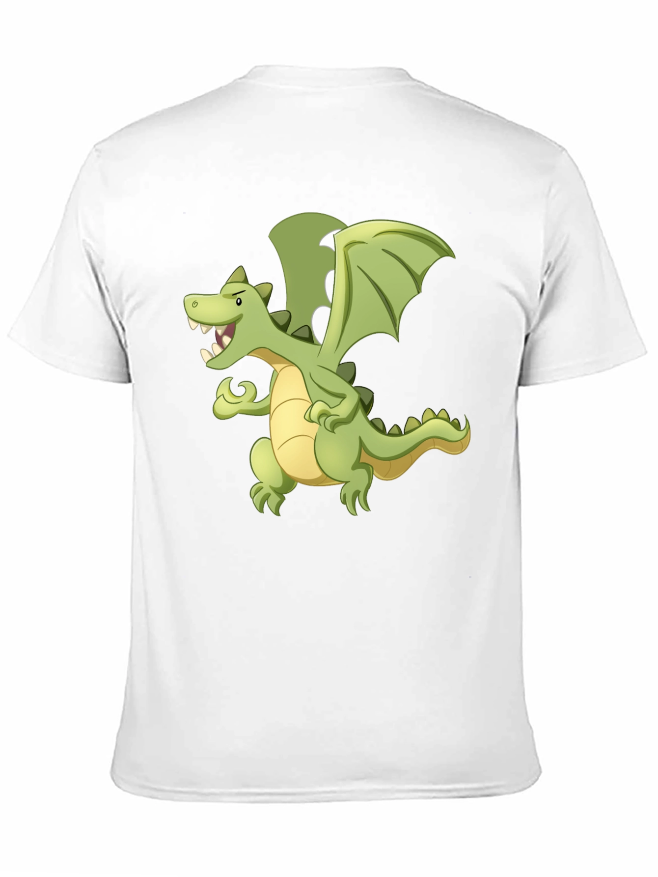 Dragon Graphic Tee - Black Cotton T-Shirt
