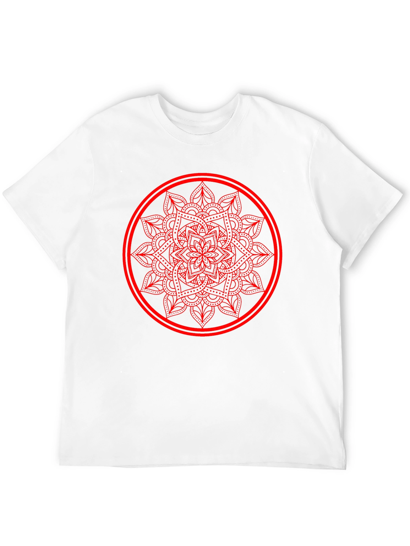 Mandala Circle Graphic Tee - Casual Comfort