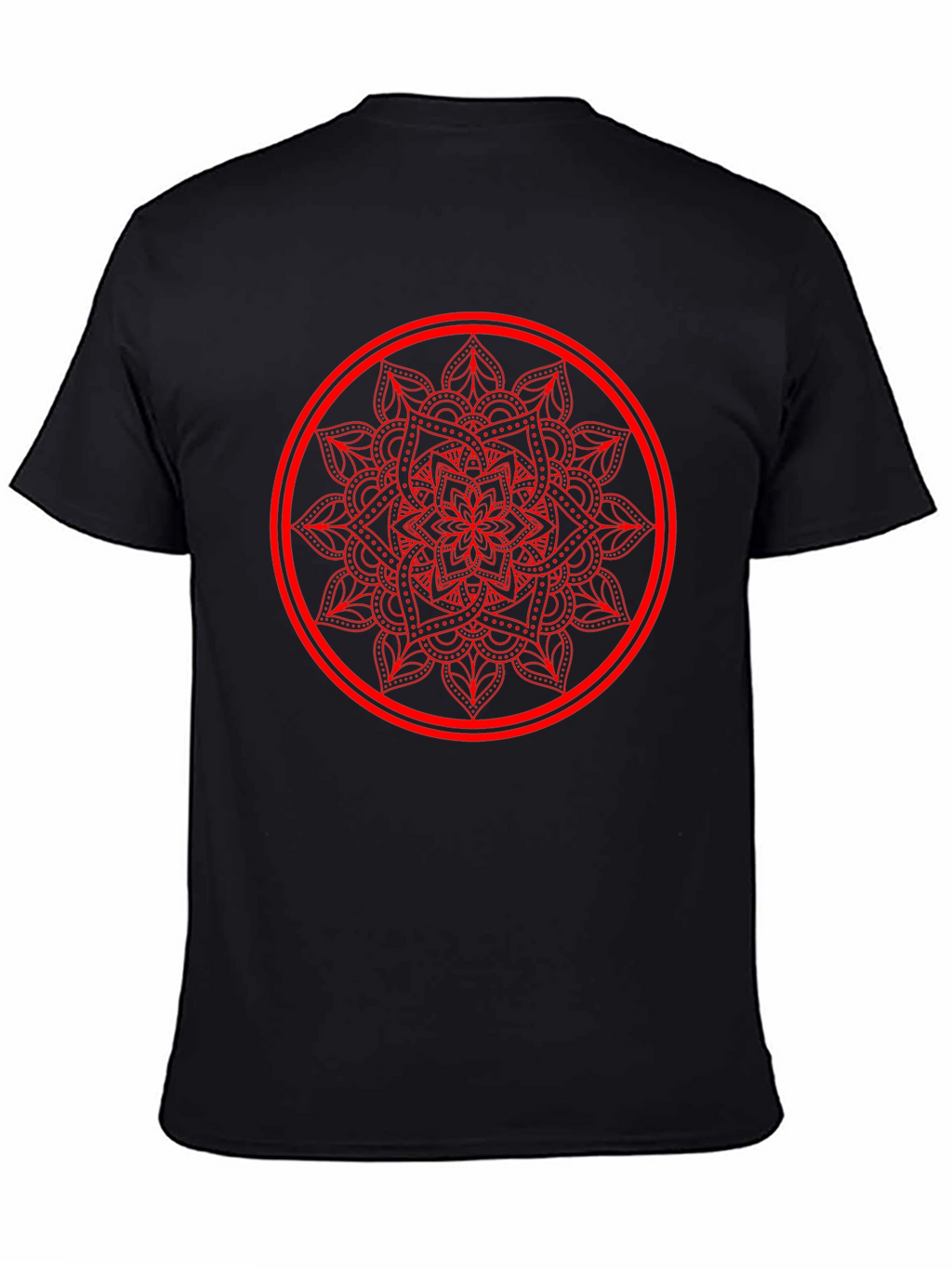 Mandala Circle Graphic Tee - Casual Comfort