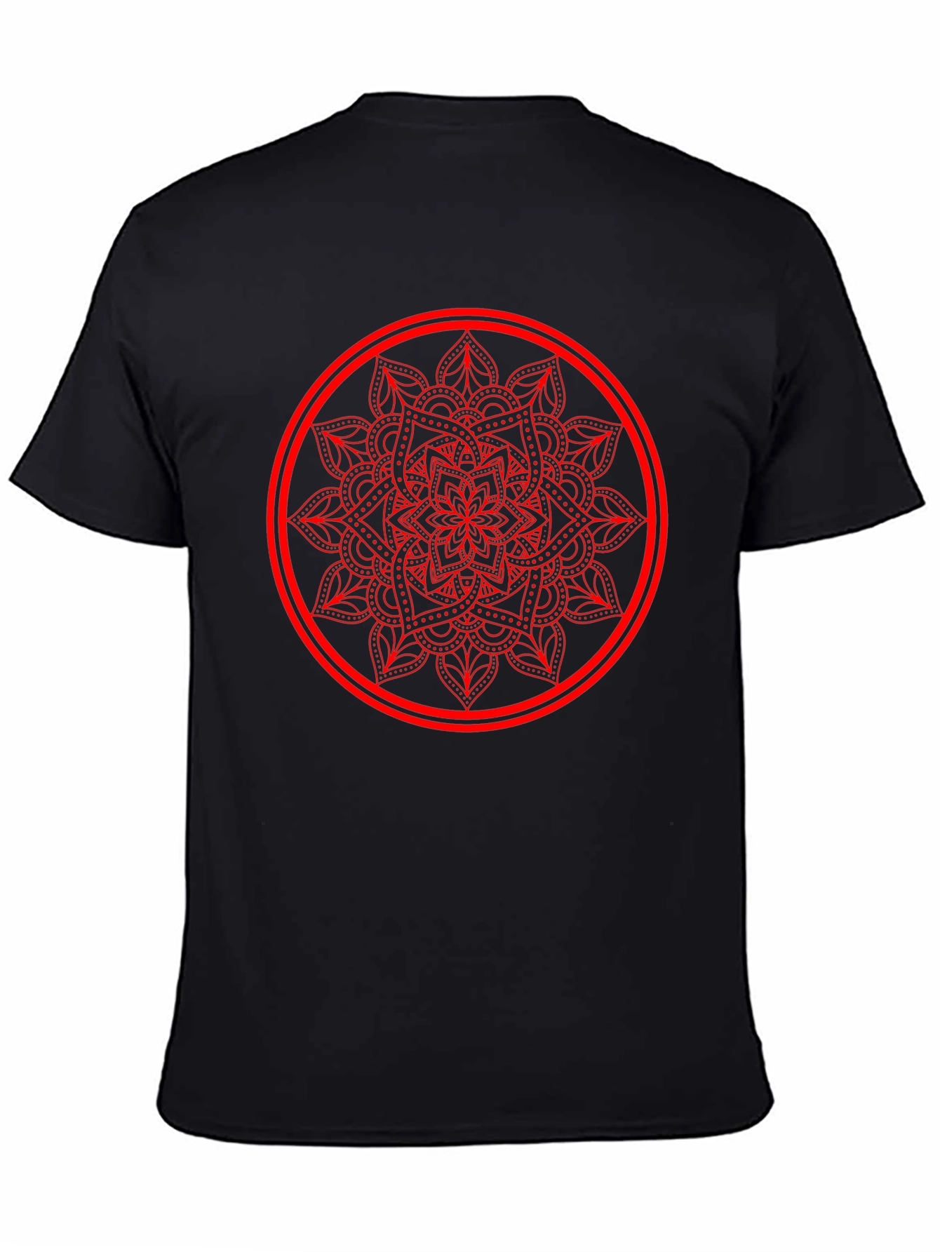 Mandala Circle Graphic Tee - Casual Comfort
