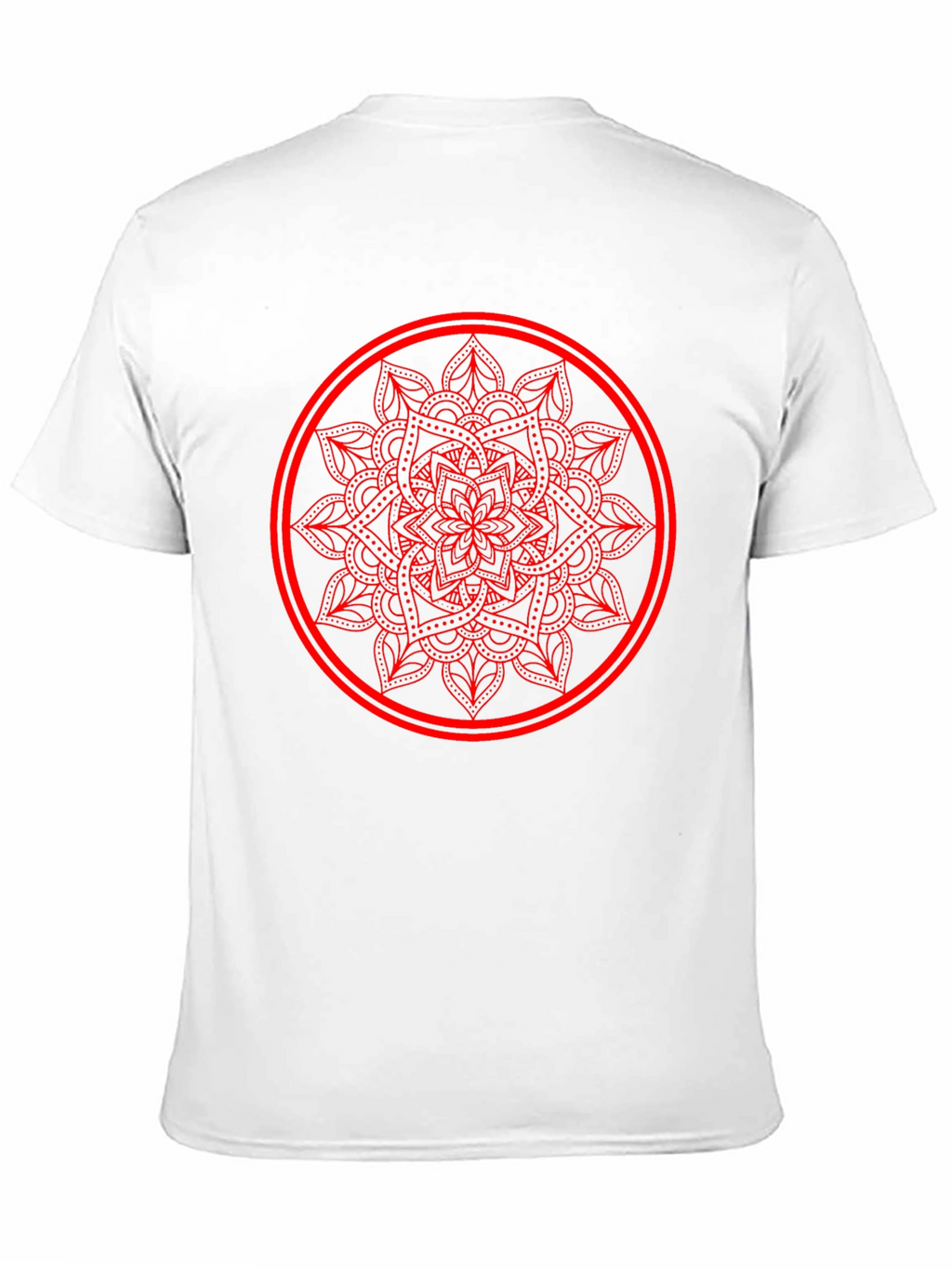 Mandala Circle Graphic Tee - Casual Comfort