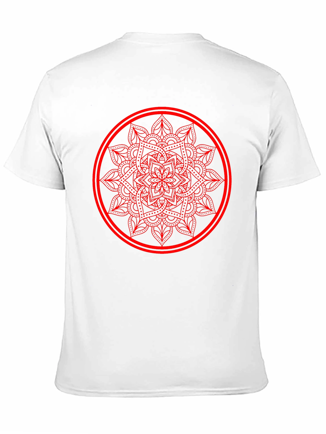 Mandala Circle Graphic Tee - Casual Comfort