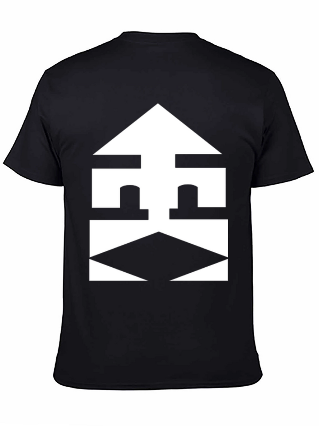 Abstract Geometric Graphic Tee - Modern Design Shirt