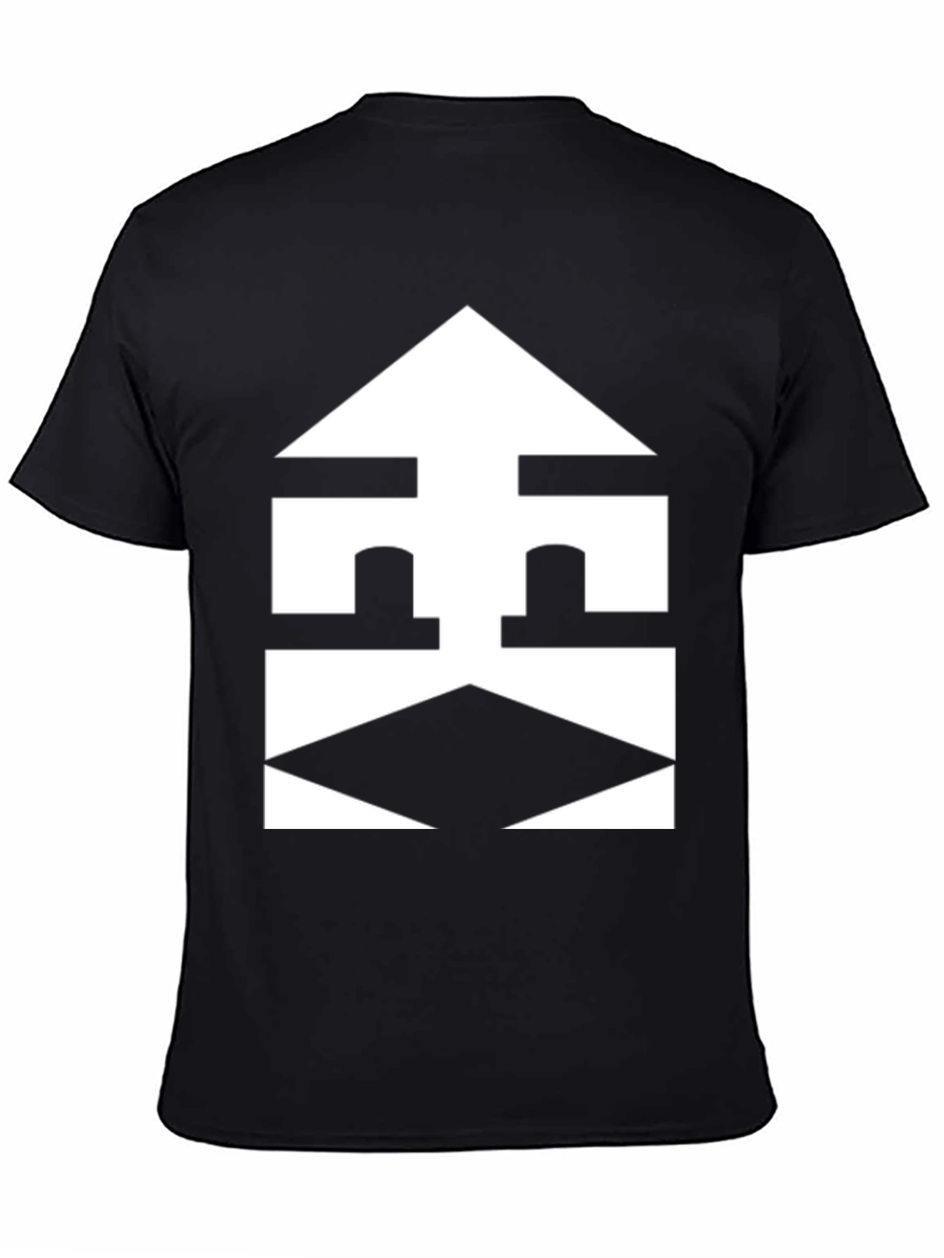 Abstract Geometric Graphic Tee - Modern Design Shirt