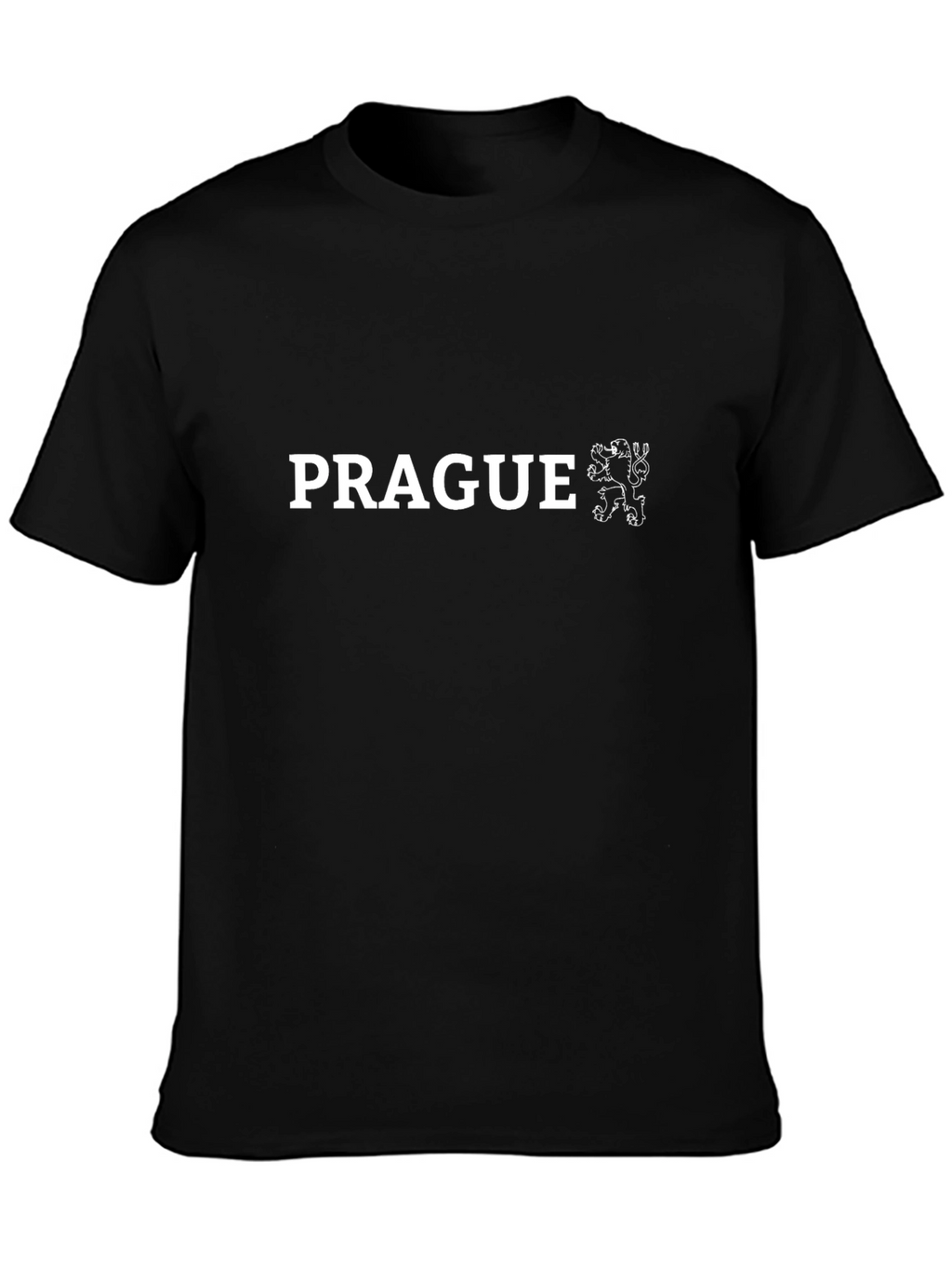 Prague Czech Republic Lion Crest Graphic Tee
