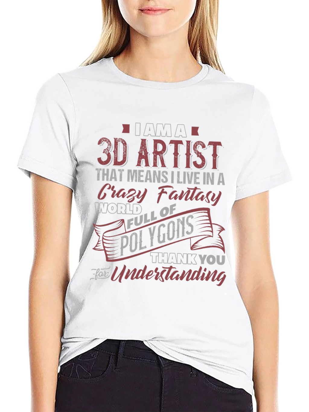 3D Artist Novelty Graphic T-Shirt