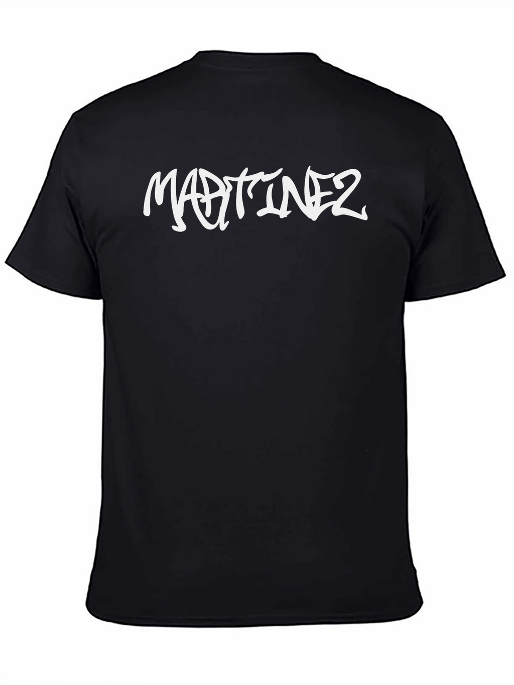 Martinez Graphic Tee - Black Casual T-Shirt