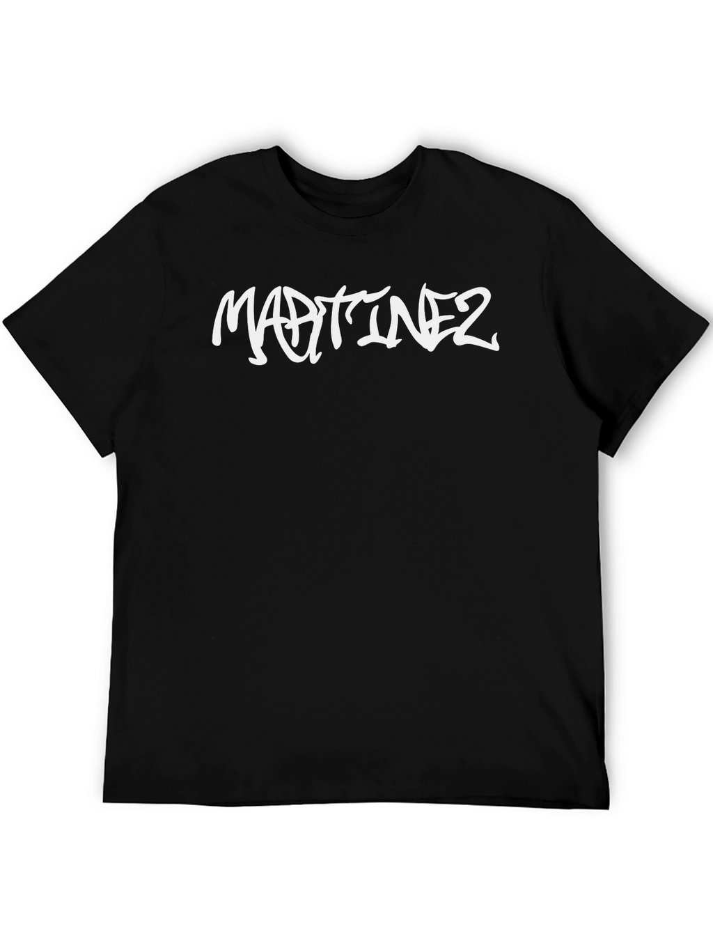 Martinez Graphic Tee - Black Casual T-Shirt