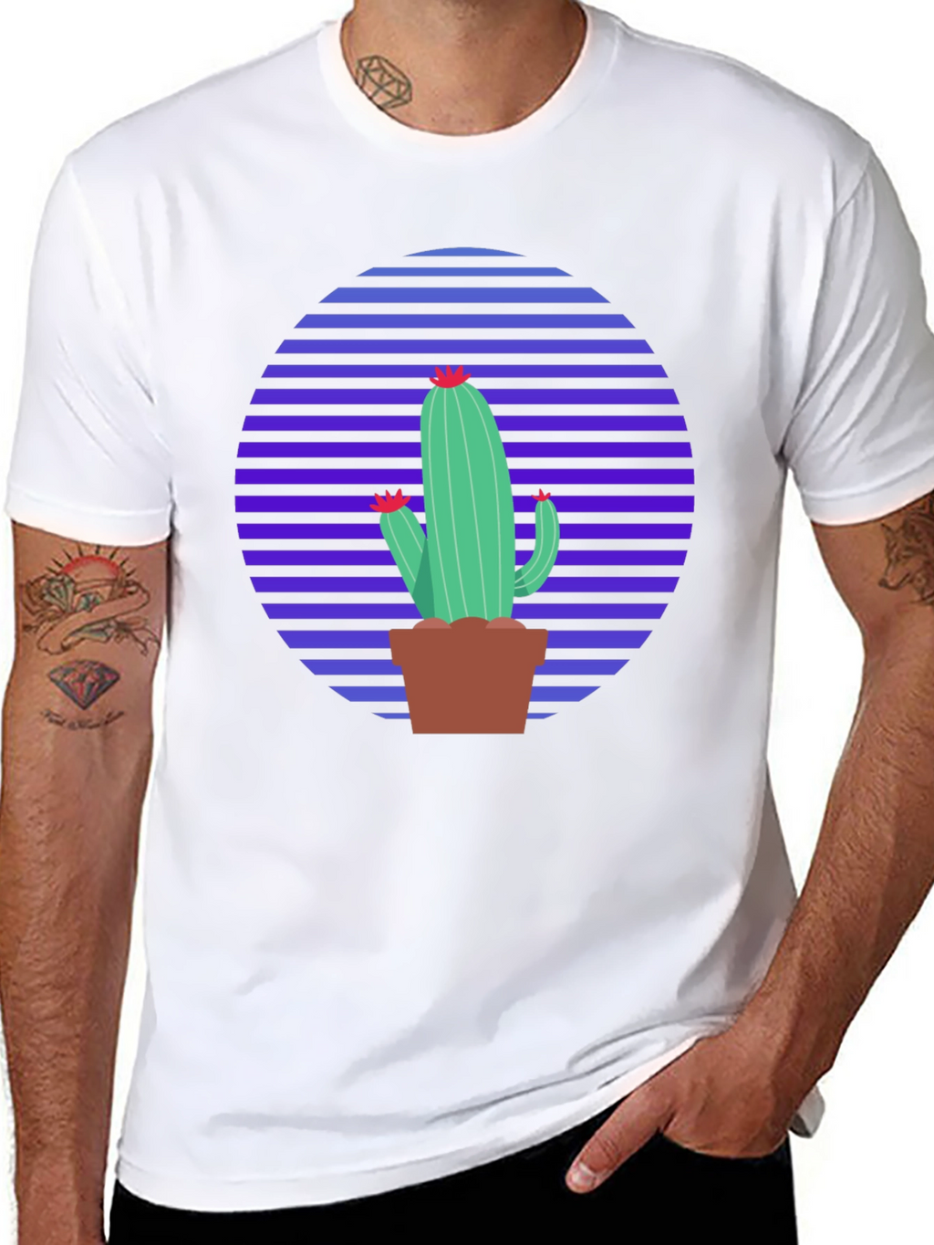 Retro Cactus T-Shirt