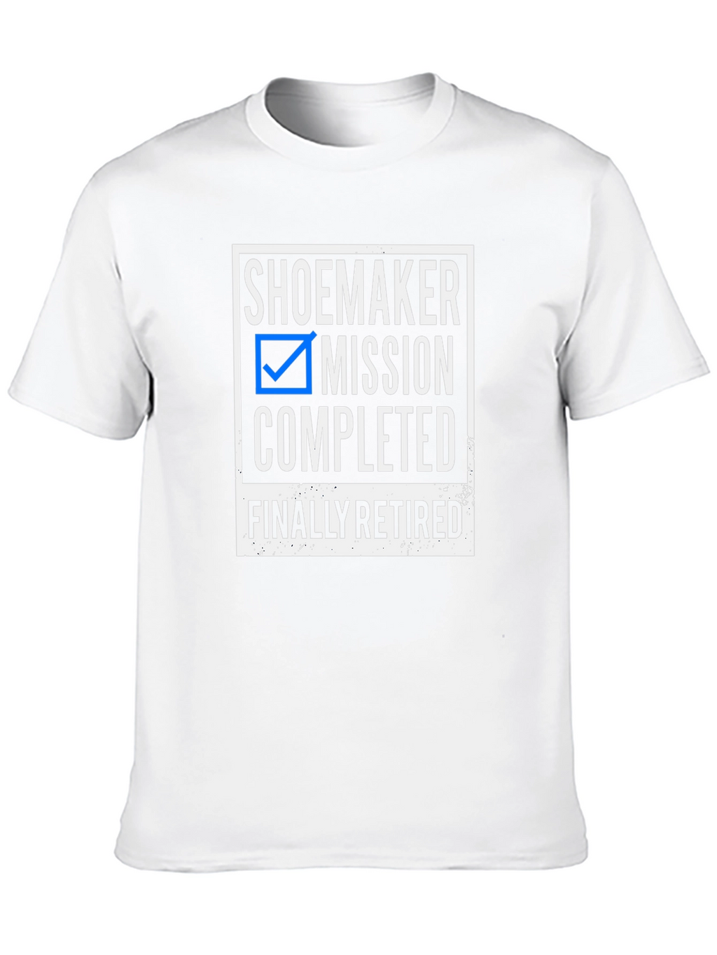 Shoemaker Mission Completed Retired Black T-Shirt