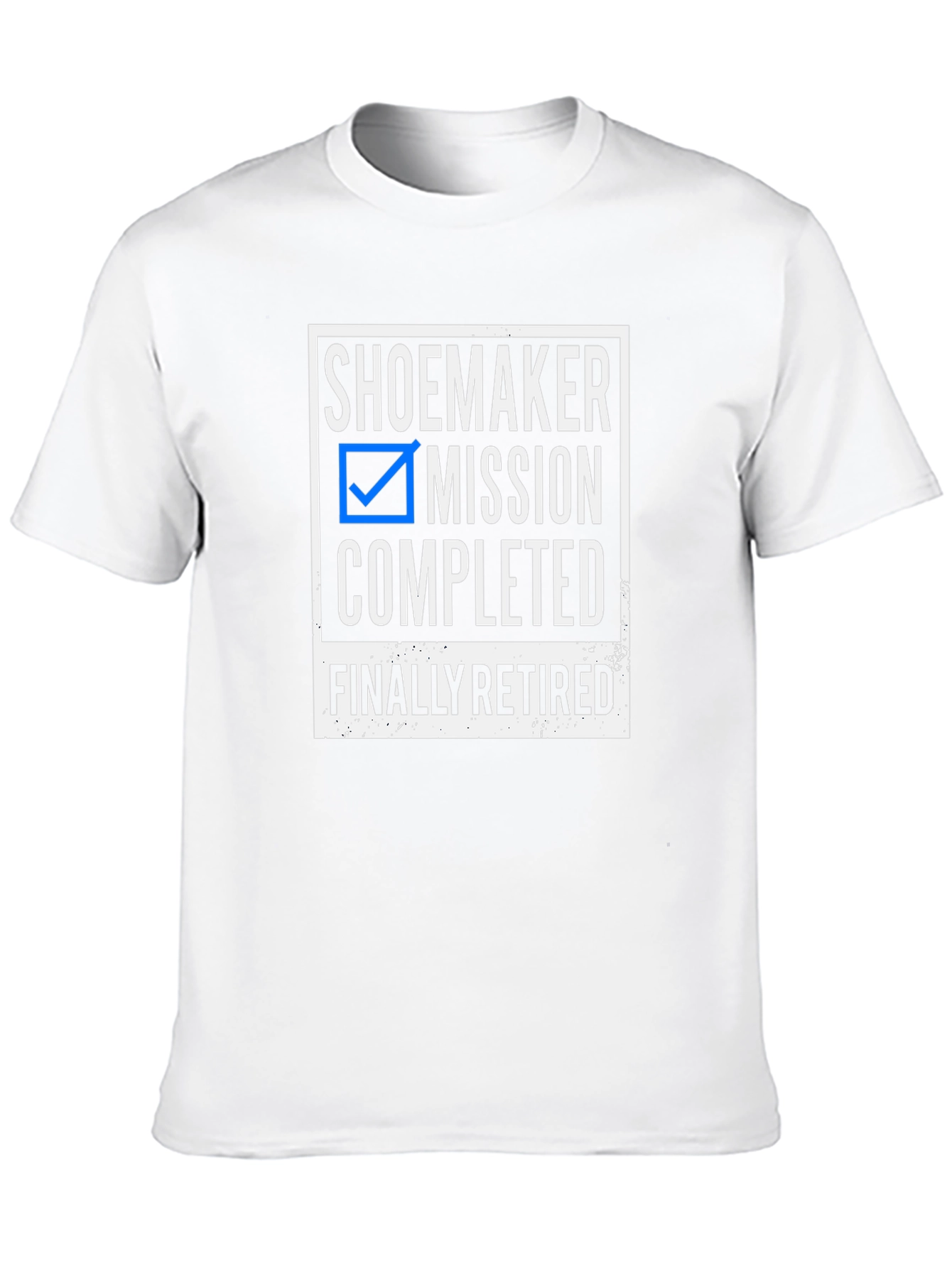 Shoemaker Mission Completed Retired Black T-Shirt