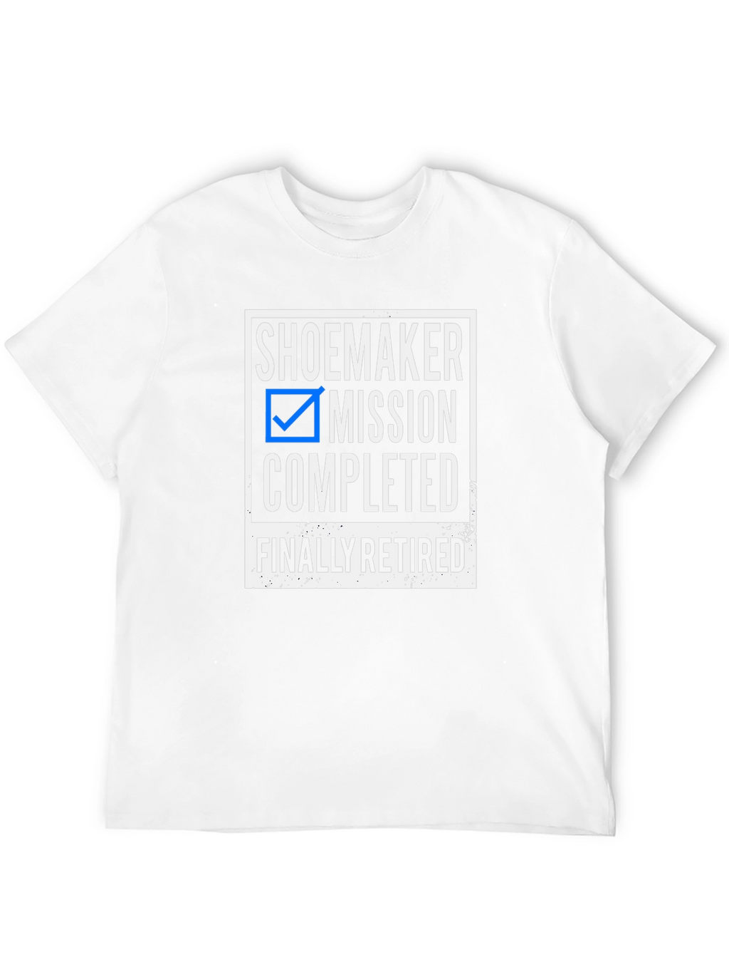 Shoemaker Mission Completed Retired Black T-Shirt