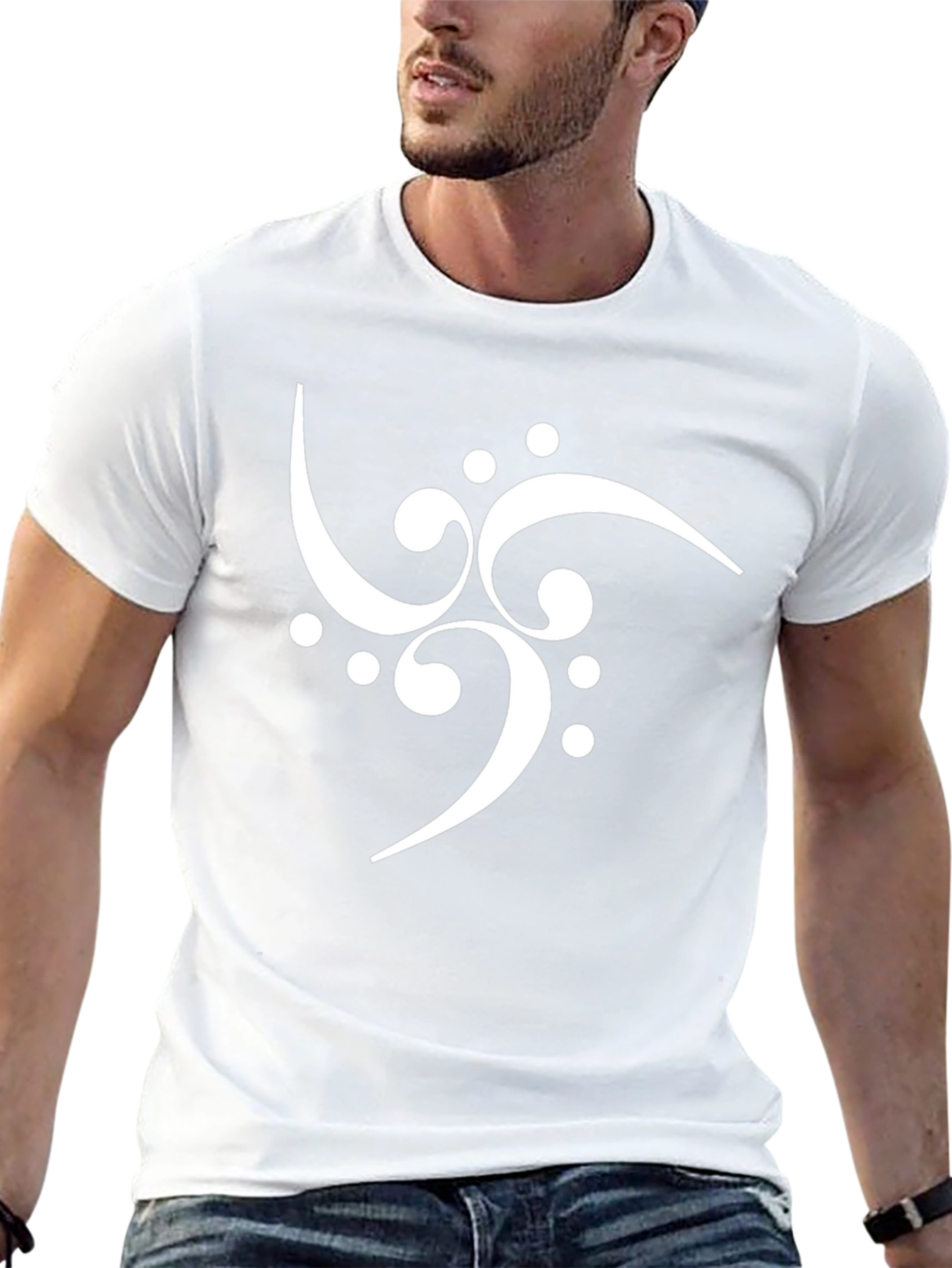 Abstract Symbol Black T-Shirt