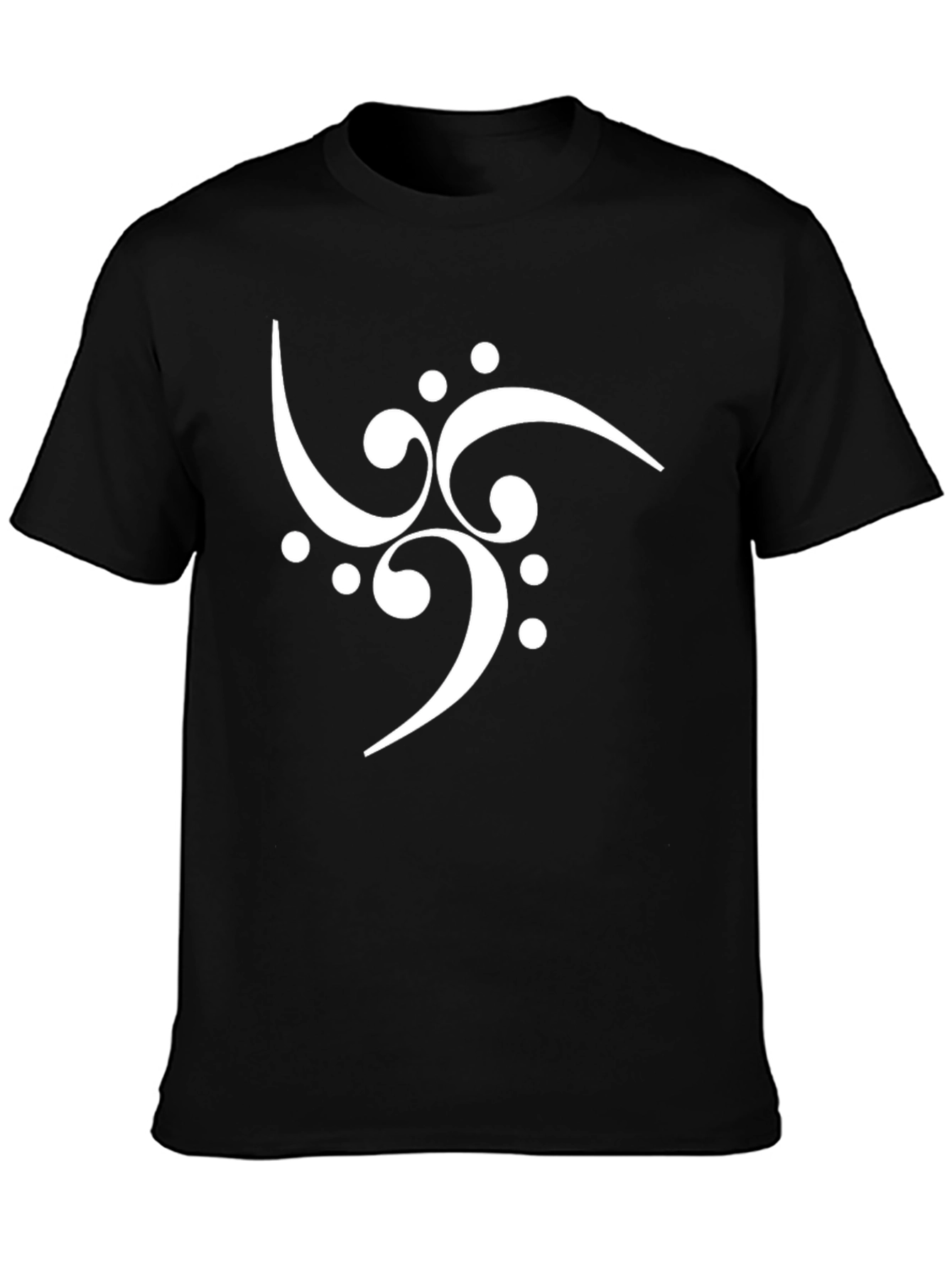 Abstract Symbol Black T-Shirt