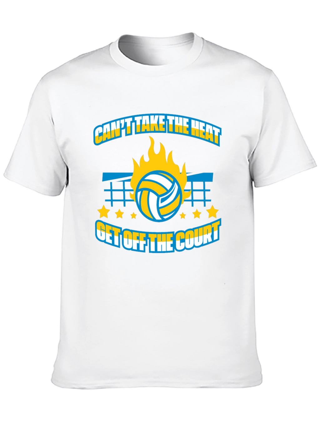 Volleyball T-Shirt: Cant Take The Heat