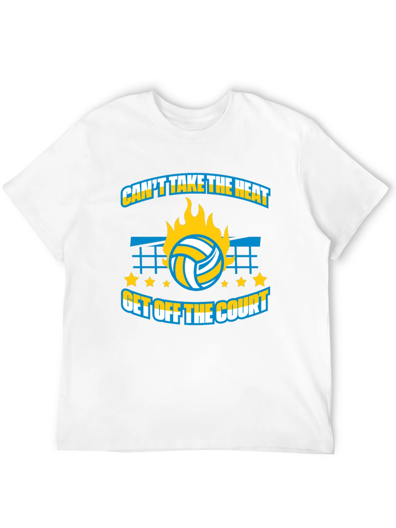 Volleyball T-Shirt: Cant Take The Heat