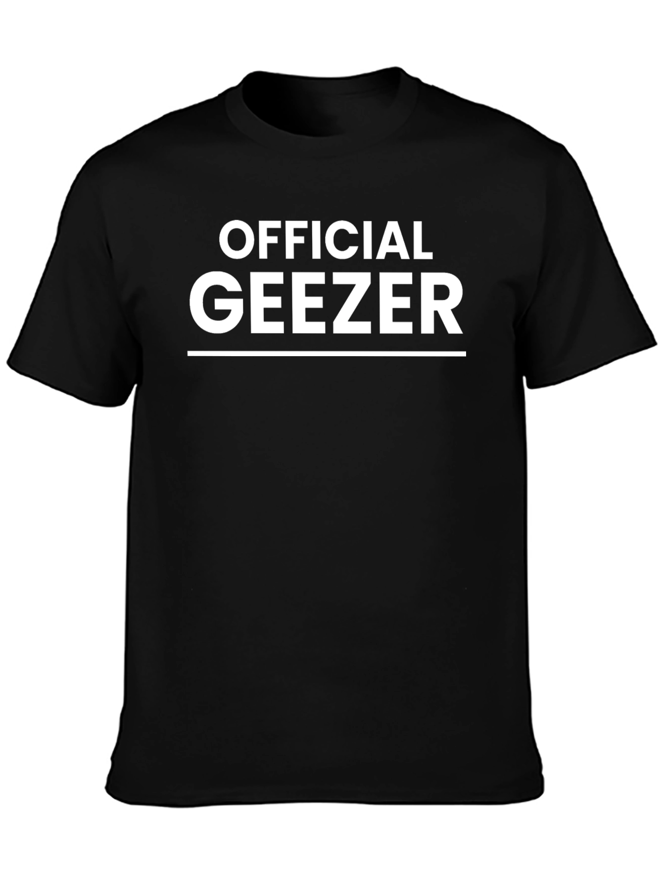 Official Geezer T-Shirt - Novelty Funny Slogan Tee