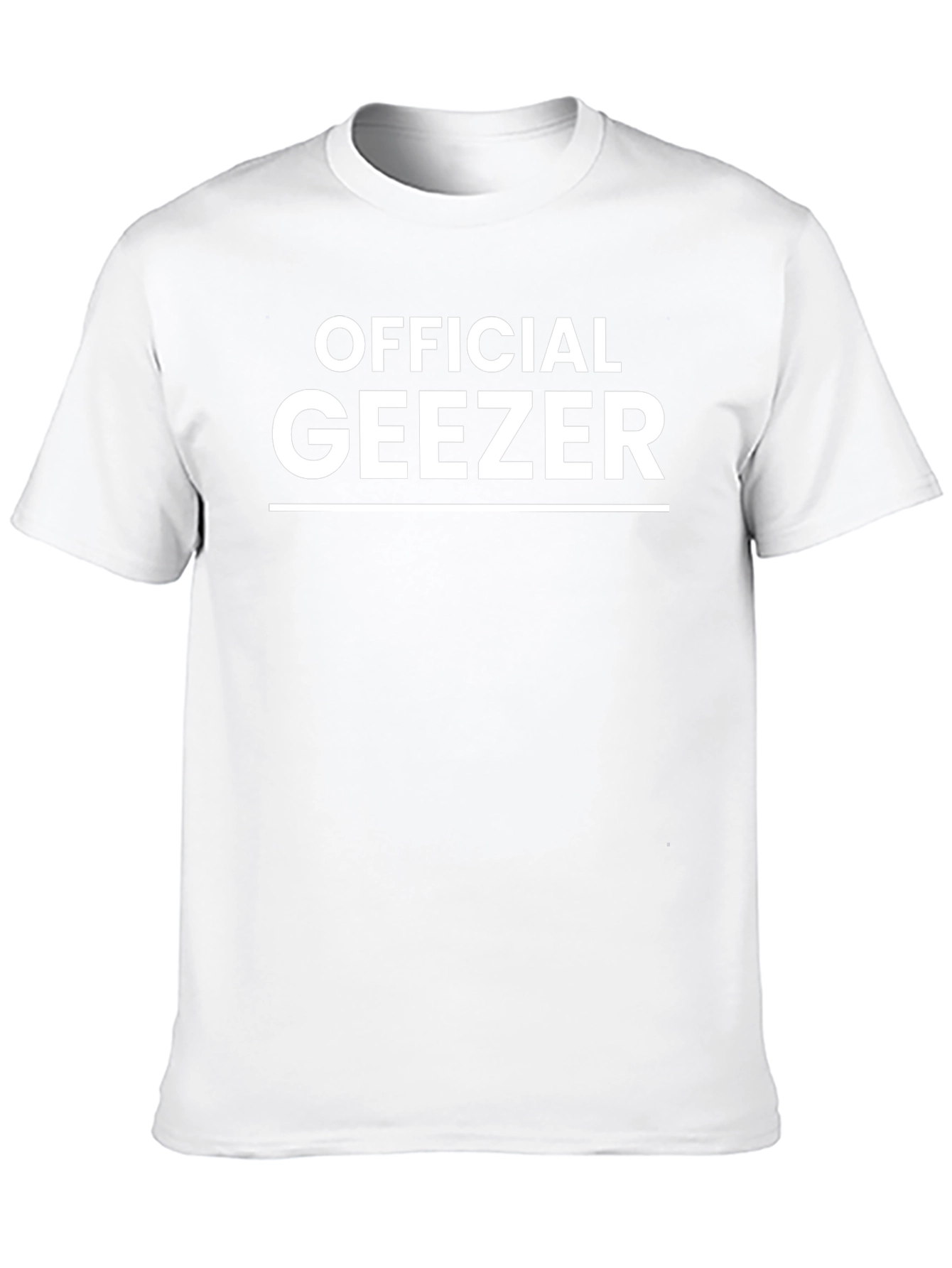 Official Geezer T-Shirt - Novelty Funny Slogan Tee