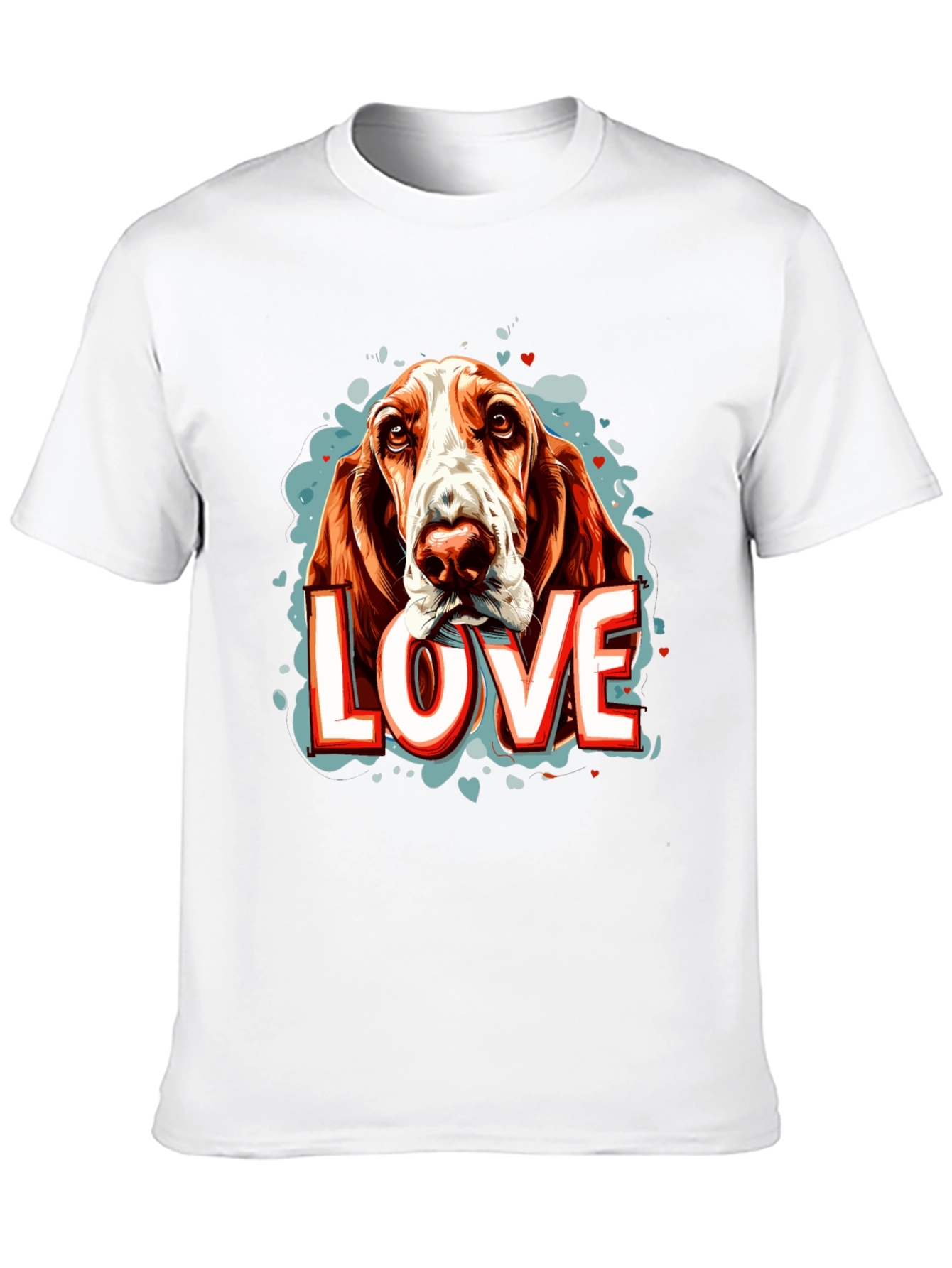 Dog Love Graphic Tee - Black Unisex Shirt