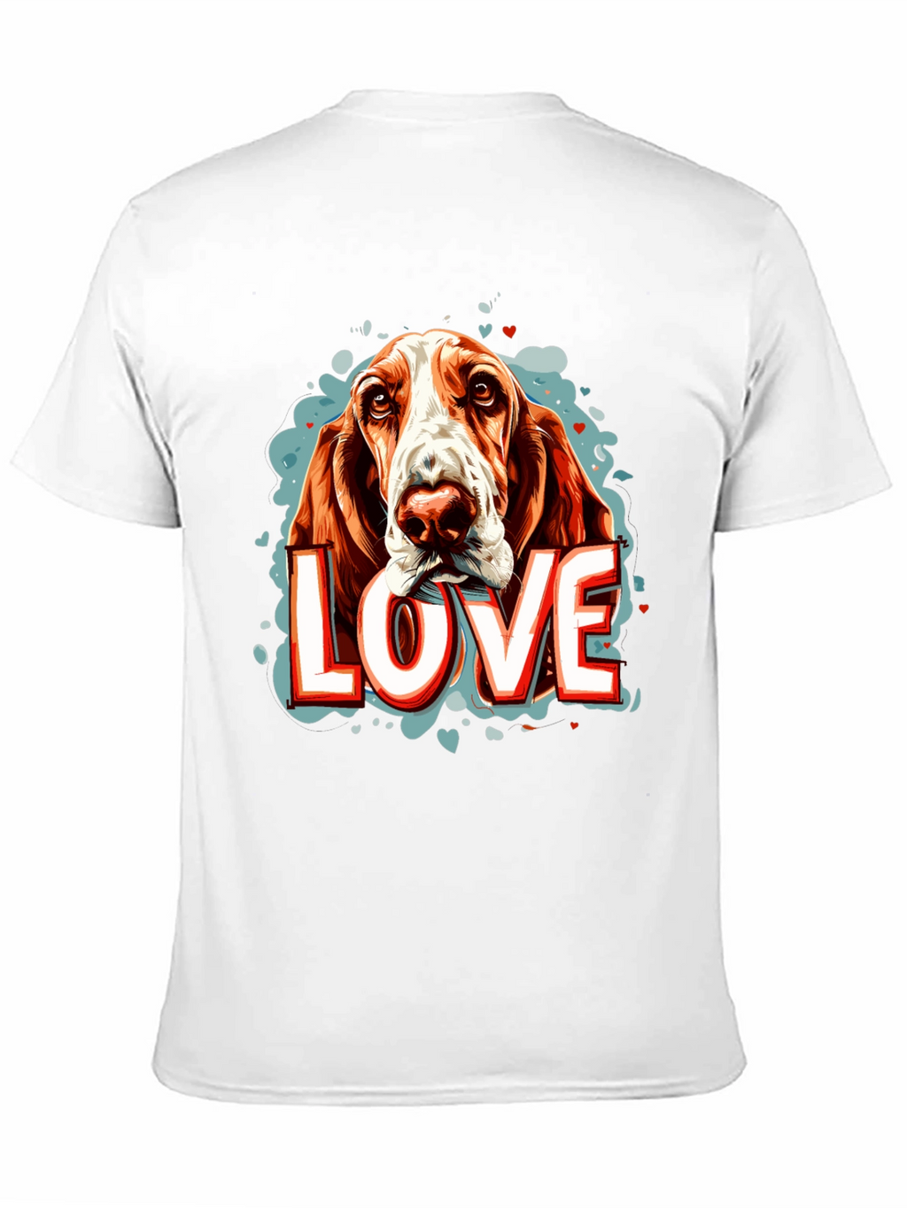 Dog Love Graphic Tee - Black Unisex Shirt