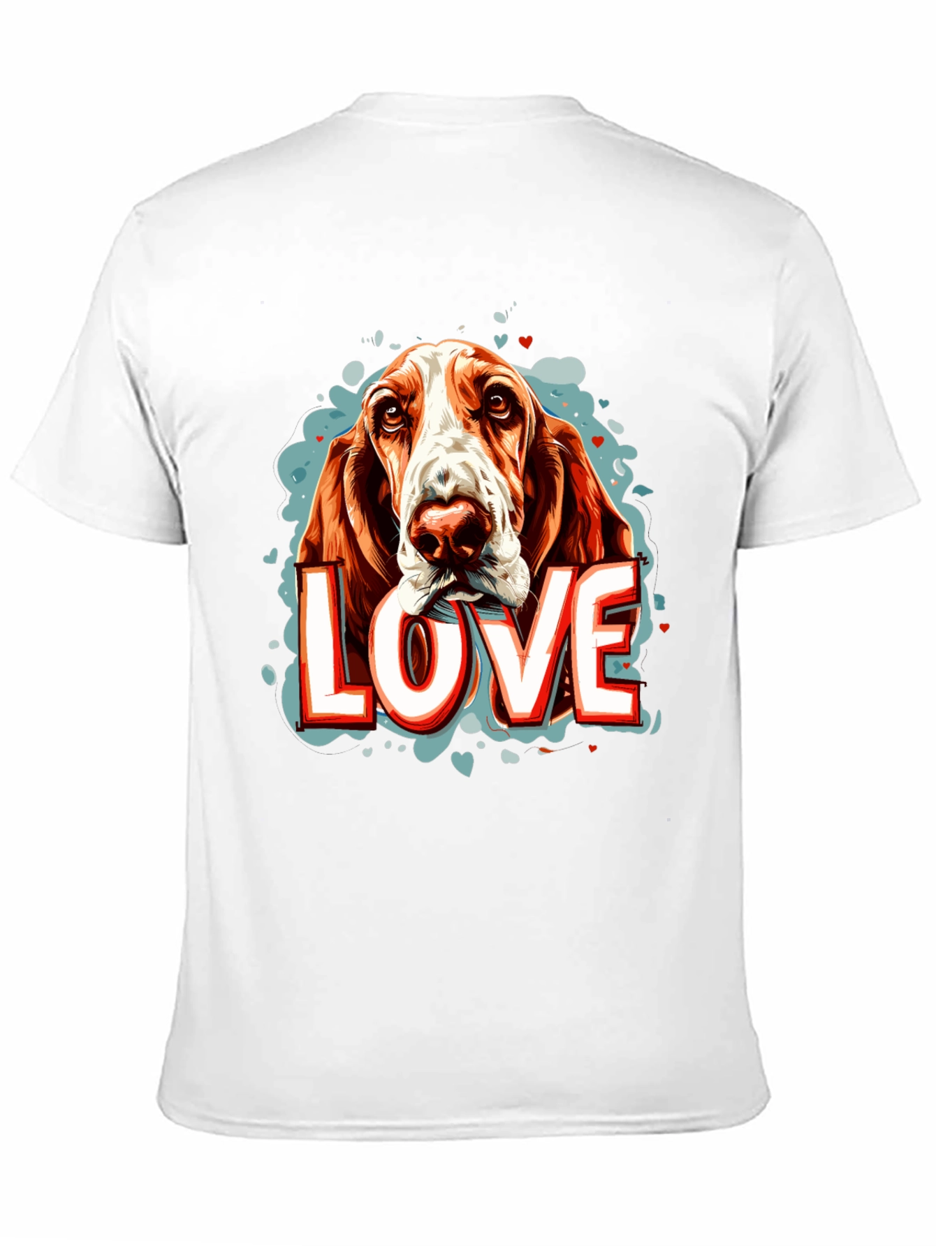 Dog Love Graphic Tee - Black Unisex Shirt