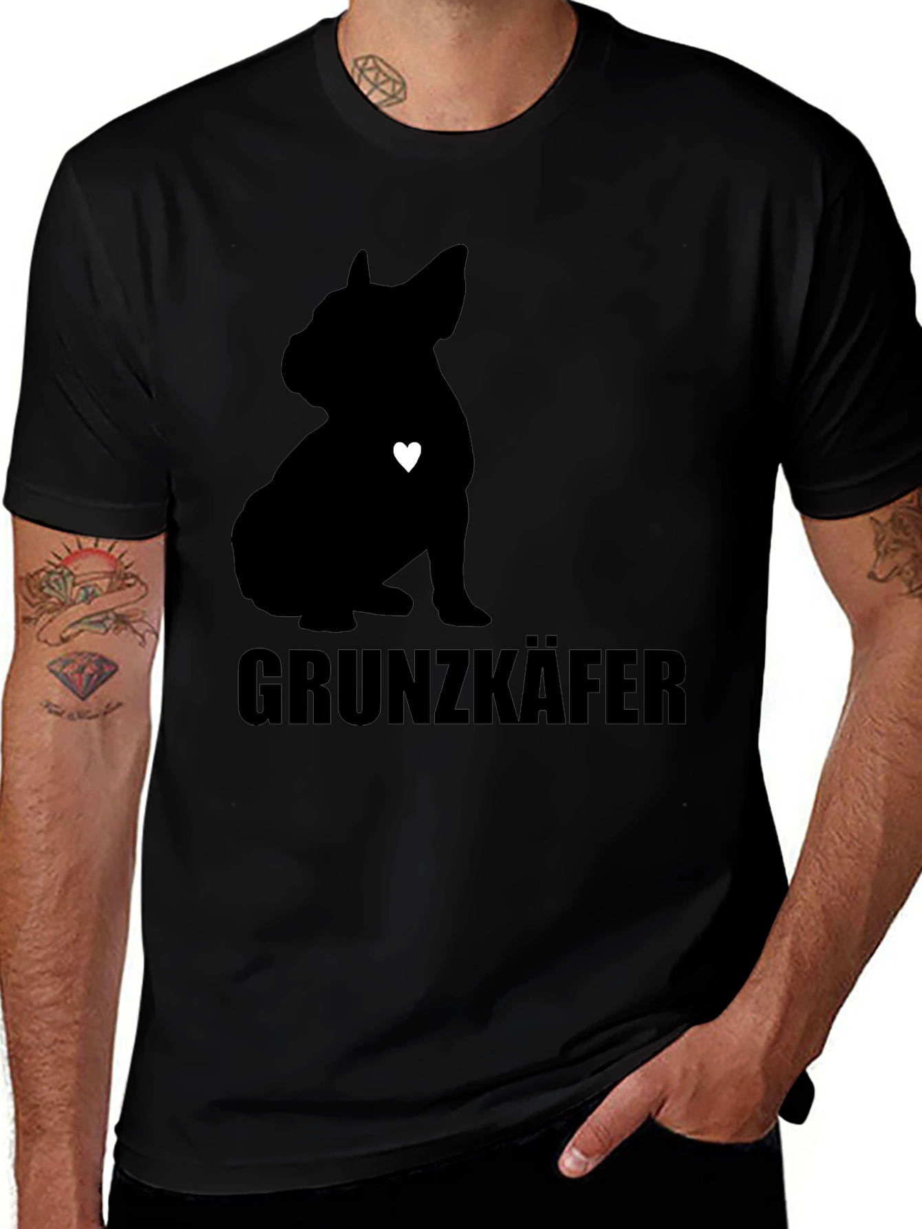 Grunzkafer Dog Silhouette T-Shirt