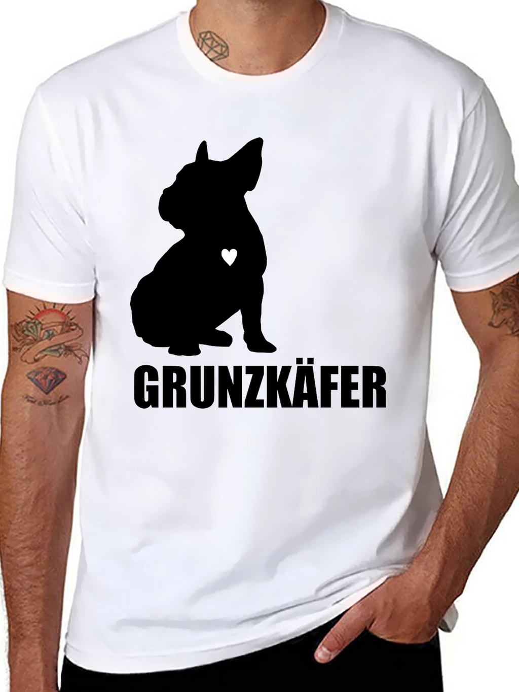 Grunzkafer Dog Silhouette T-Shirt