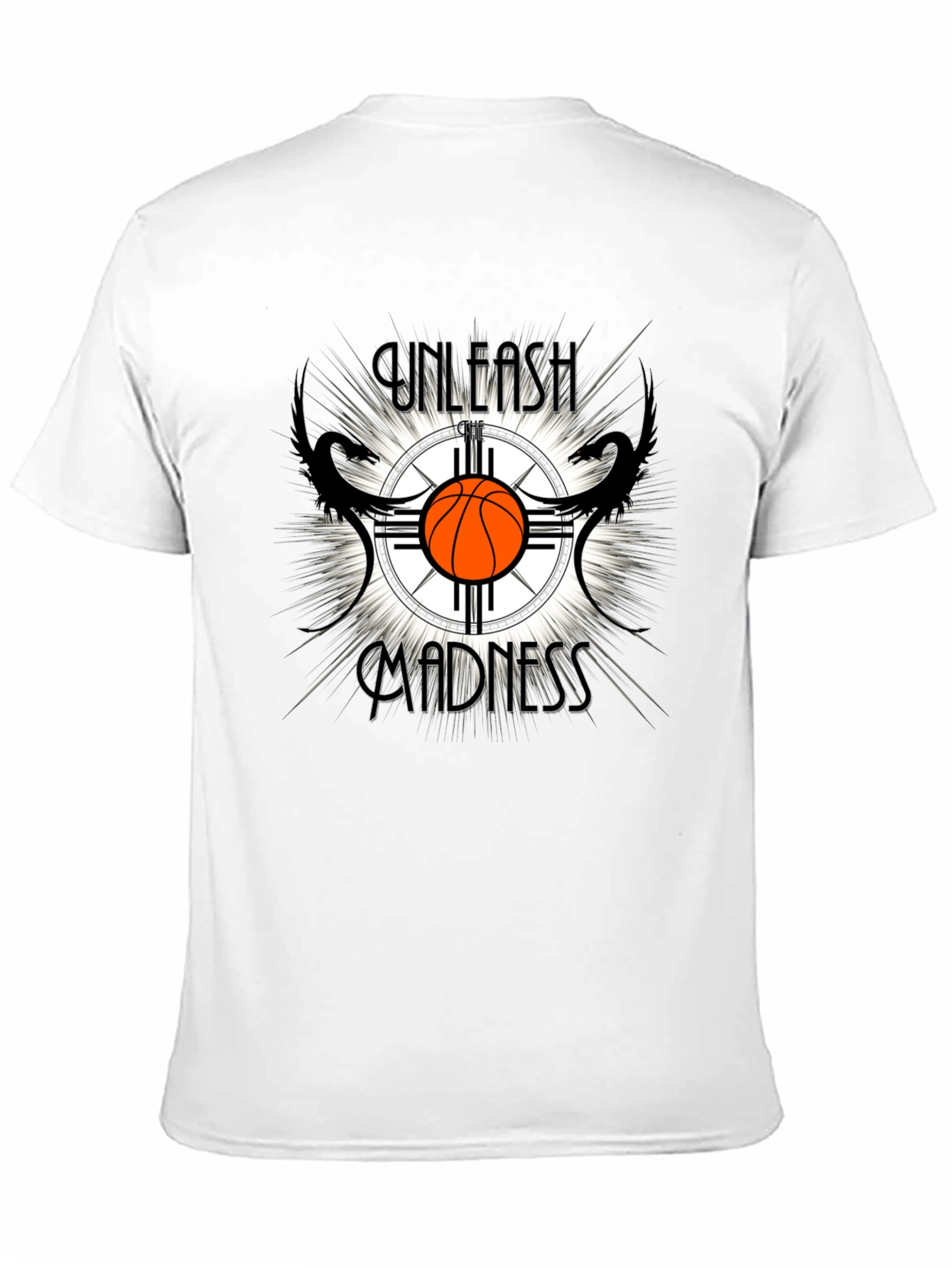 Unleash Madness Basketball Graphic T-Shirt
