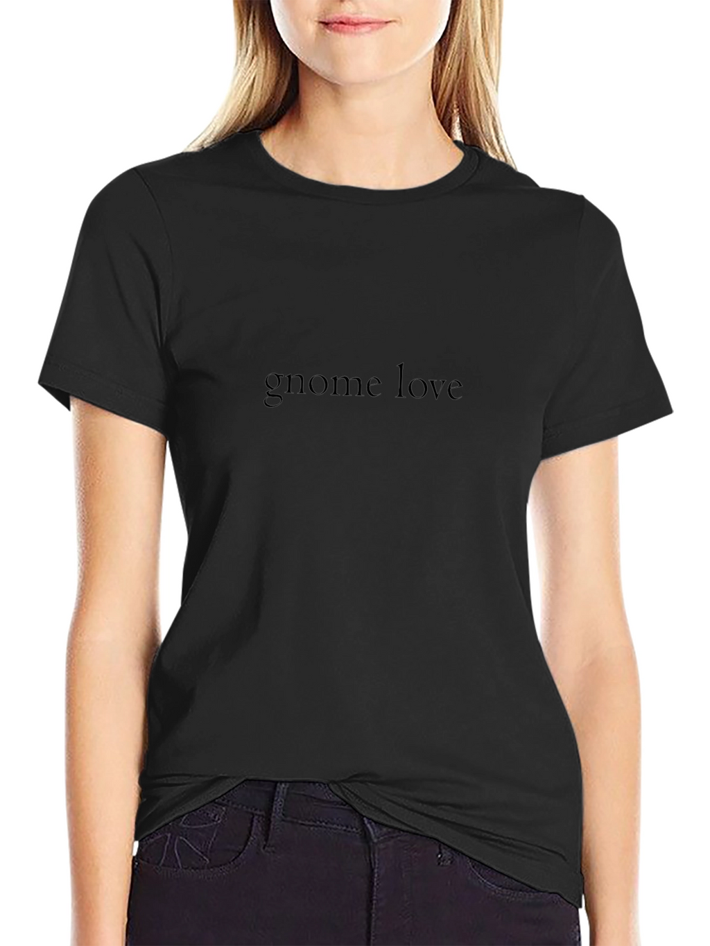 Gnome Love Black T-Shirt - Stylish Casual Wear