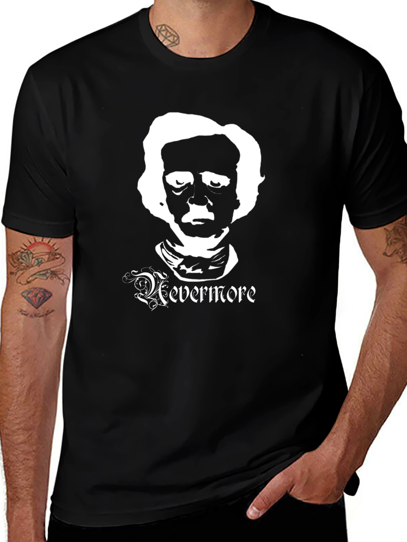 Edgar Allan Poe Nevermore Graphic T-Shirt