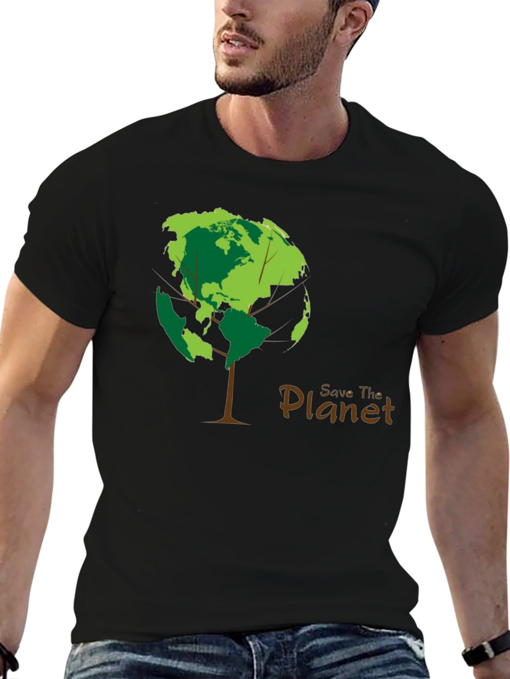 Save the Planet Tree Graphic Tee