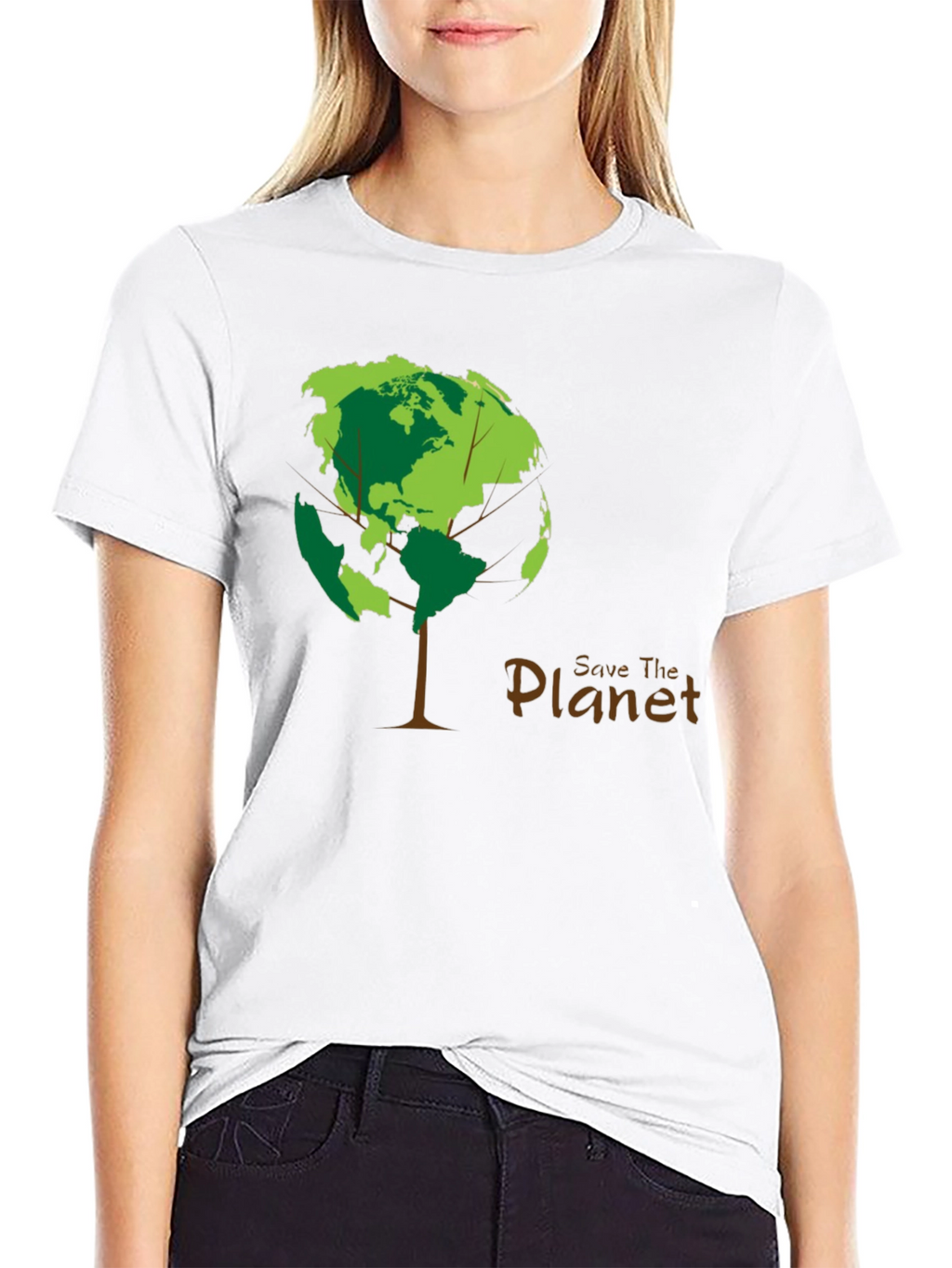 Save the Planet Tree Graphic Tee