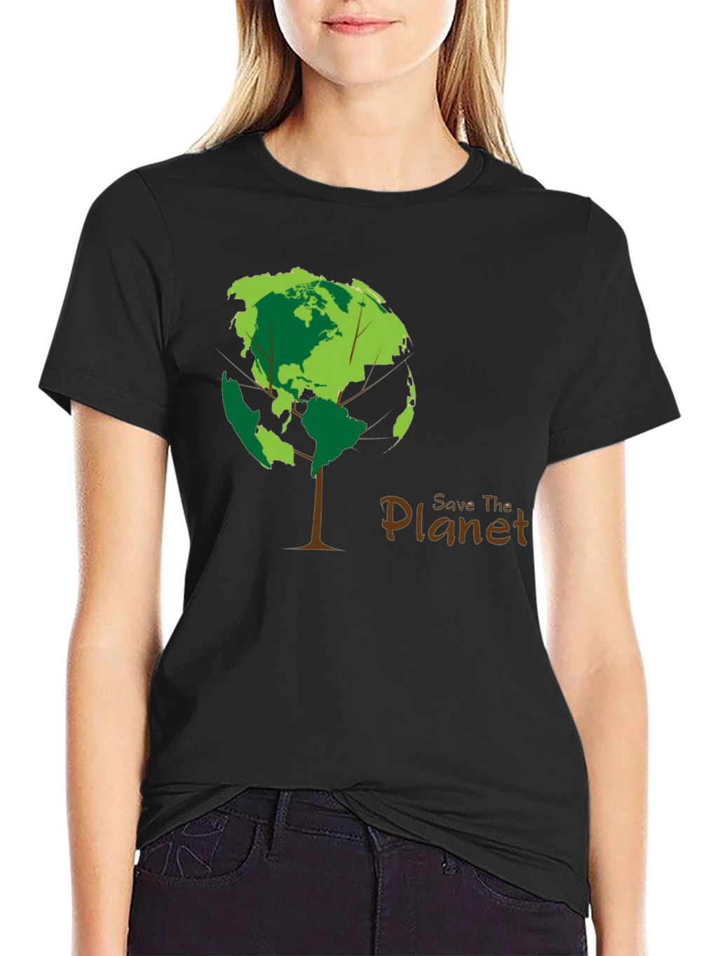 Save the Planet Tree Graphic Tee