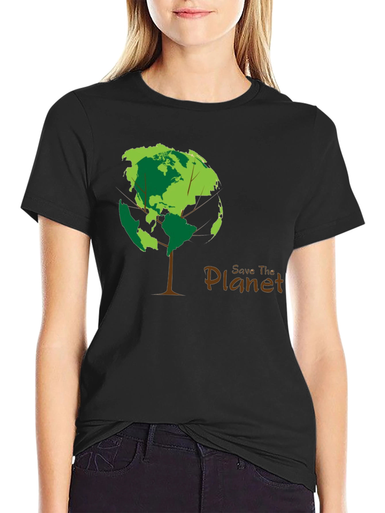 Save the Planet Tree Graphic Tee
