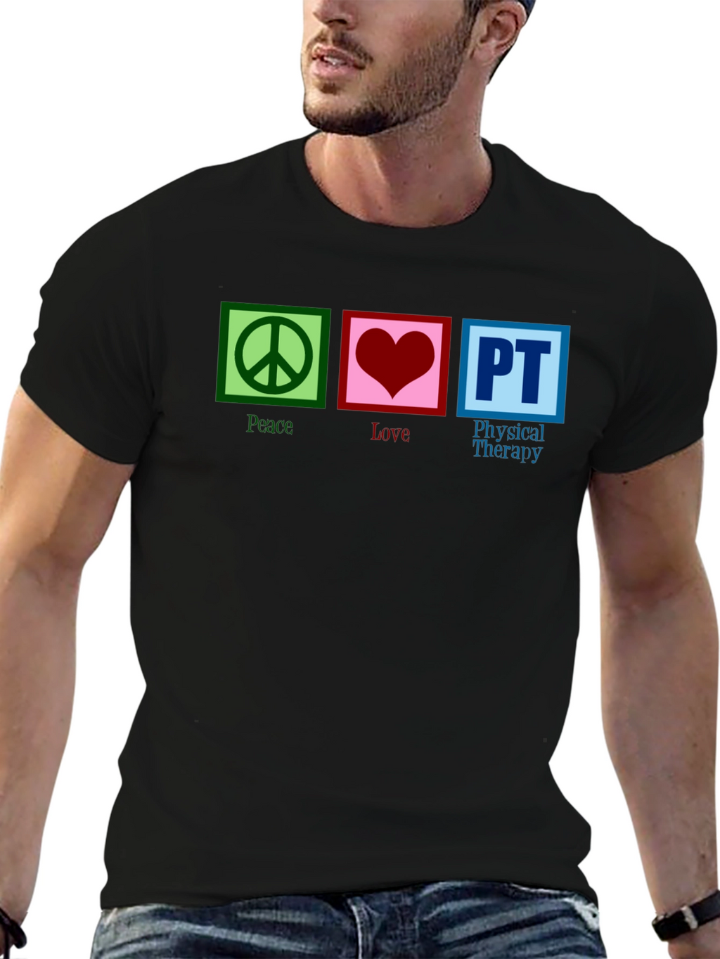 Peace Love PT Therapy T-Shirt