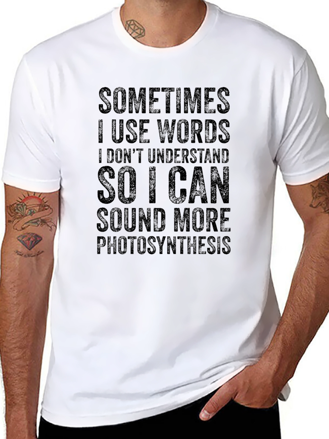 Funny Photosynthesis Sarcastic Graphic T-Shirt