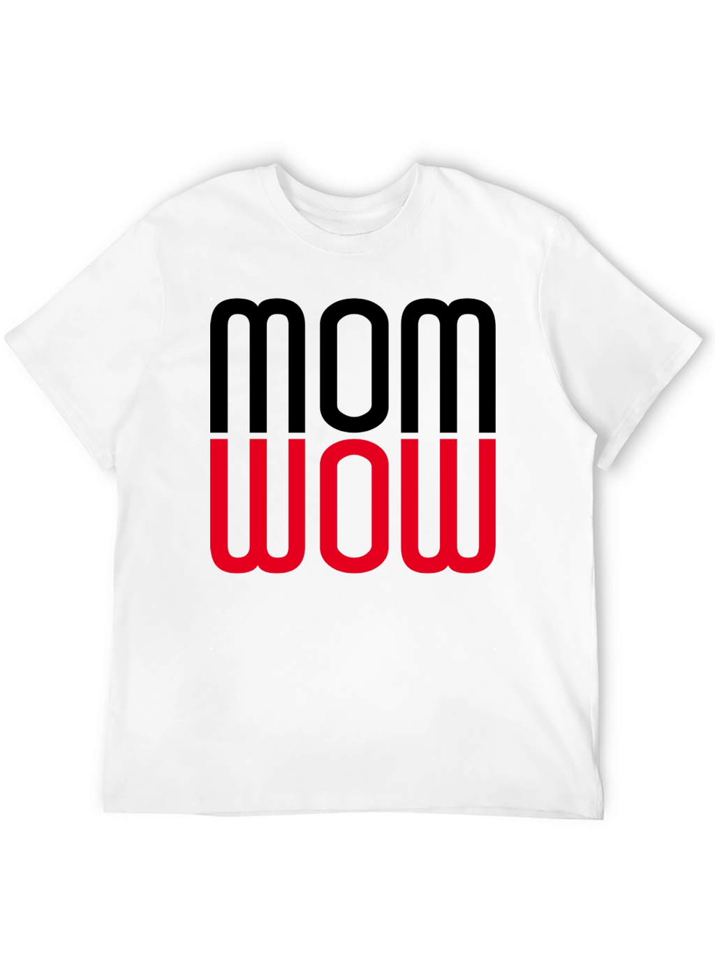 Mom Wow Graphic Tee - Trendy Womens T-Shirt