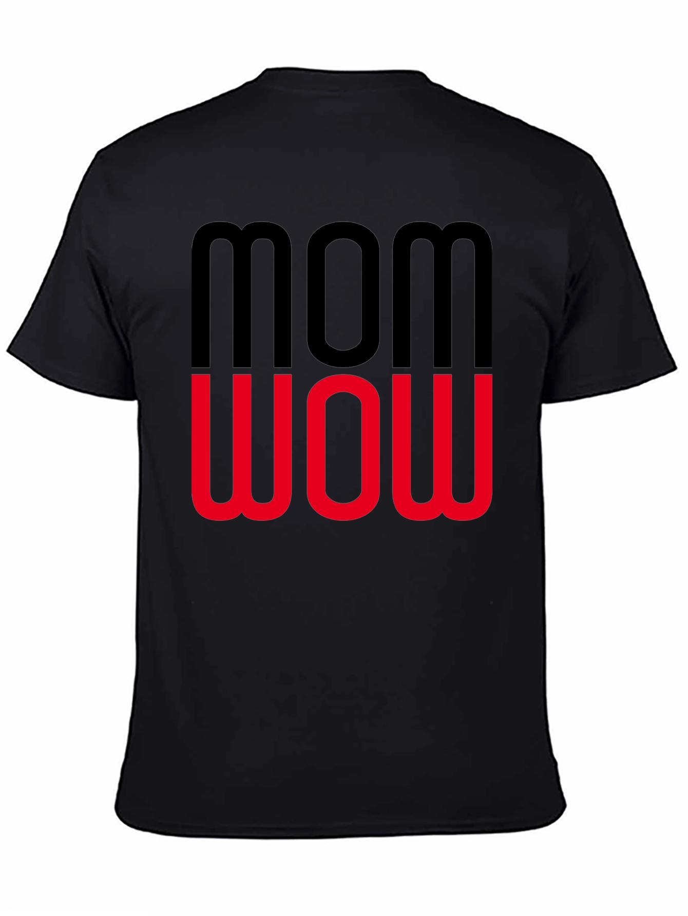 Mom Wow Graphic Tee - Trendy Womens T-Shirt