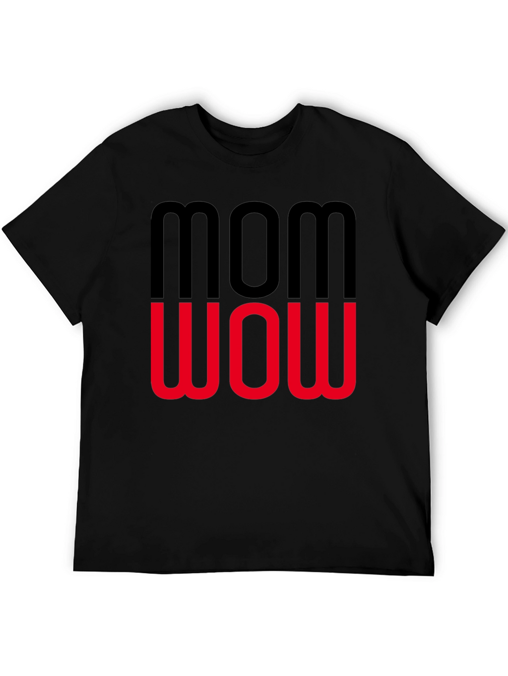 Mom Wow Graphic Tee - Trendy Womens T-Shirt