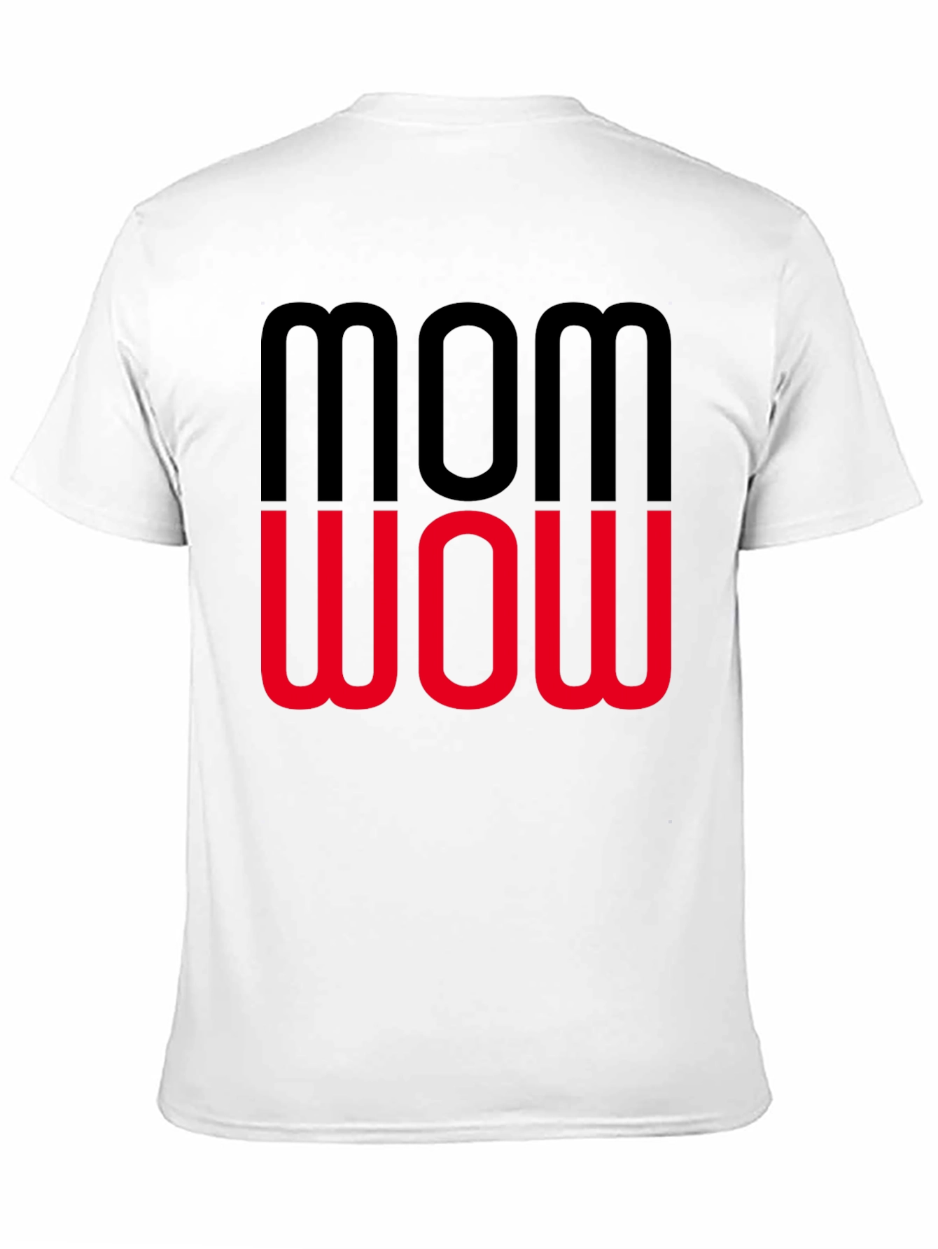 Mom Wow Graphic Tee - Trendy Womens T-Shirt