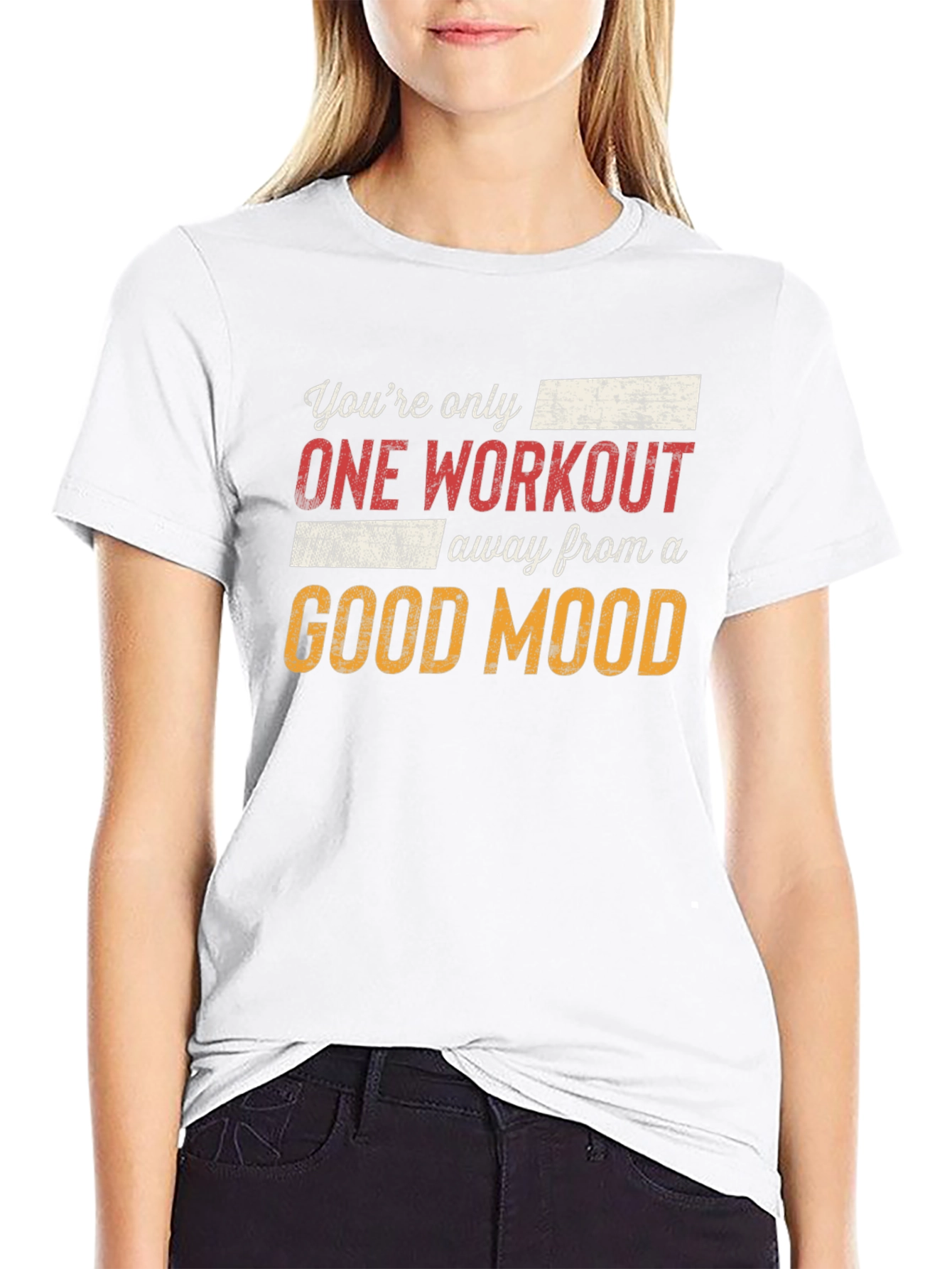 Workout Motivation T-Shirt - Good Mood Design