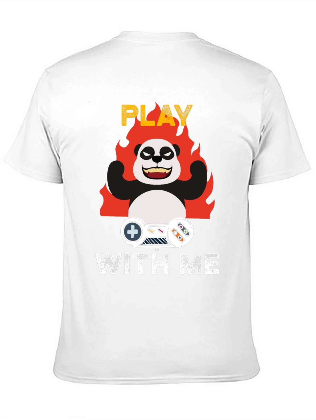 Play With Me Panda Gamer T-Shirt
