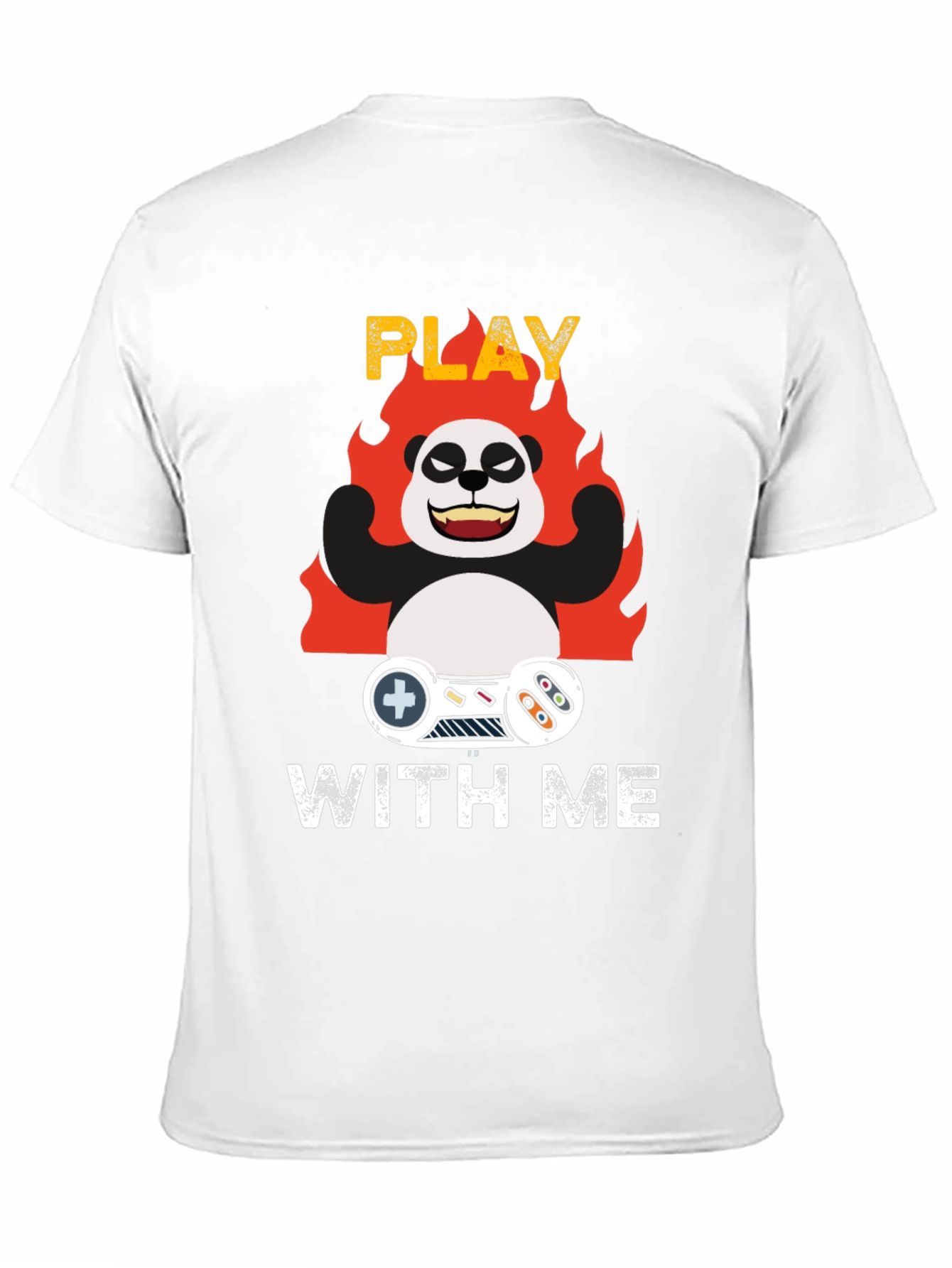 Play With Me Panda Gamer T-Shirt
