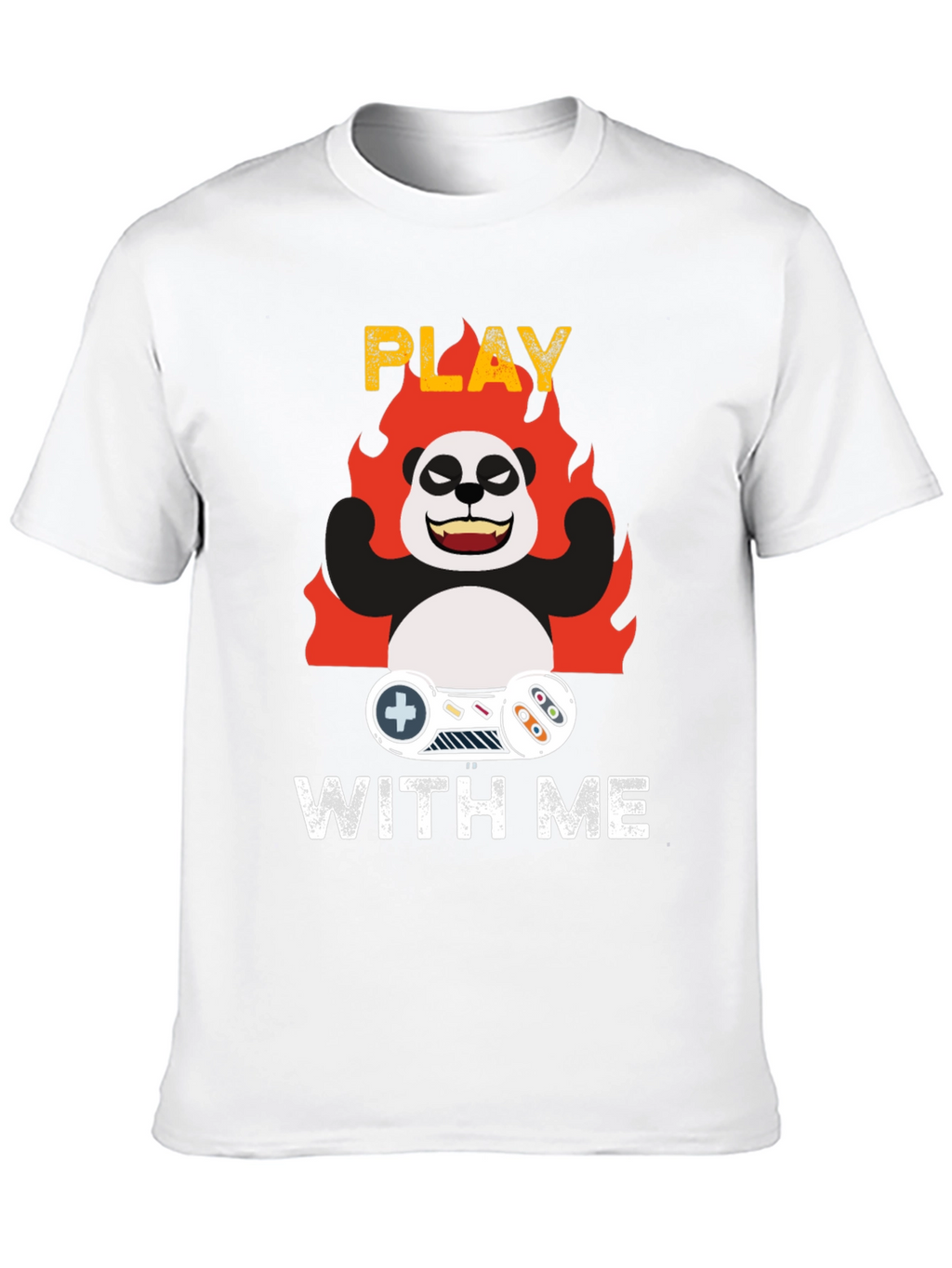 Play With Me Panda Gamer T-Shirt