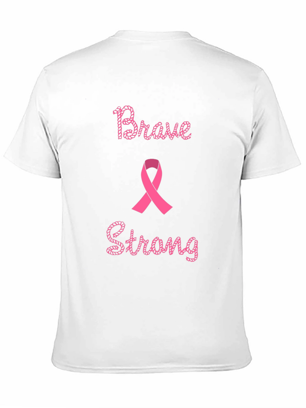 Brave & Strong Breast Cancer Awareness T-Shirt