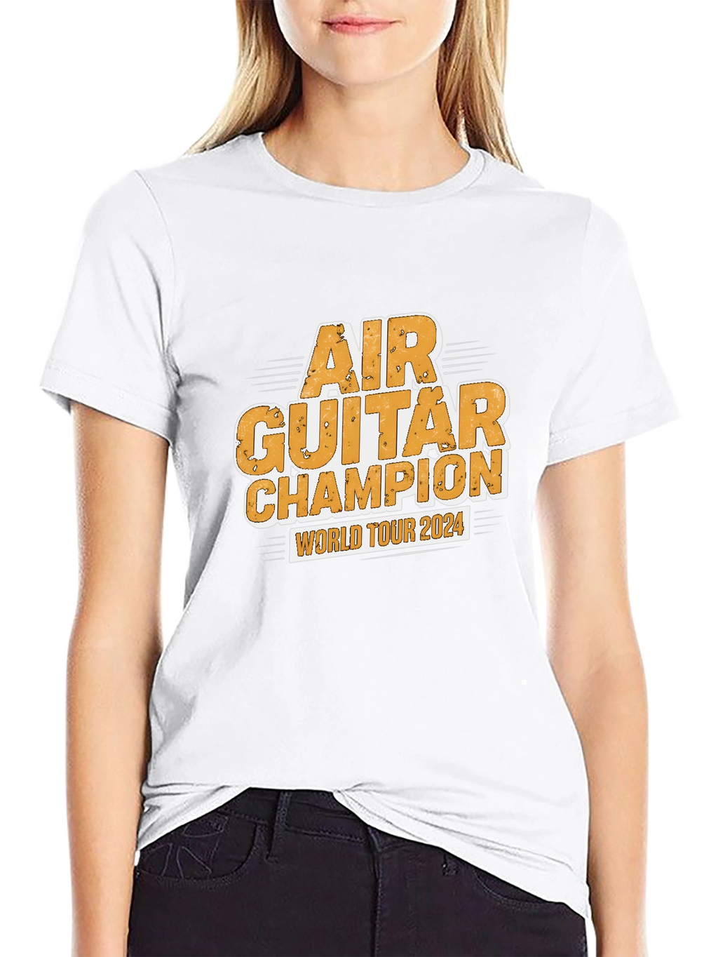 Air Guitar Champion World Tour 2024 T-Shirt
