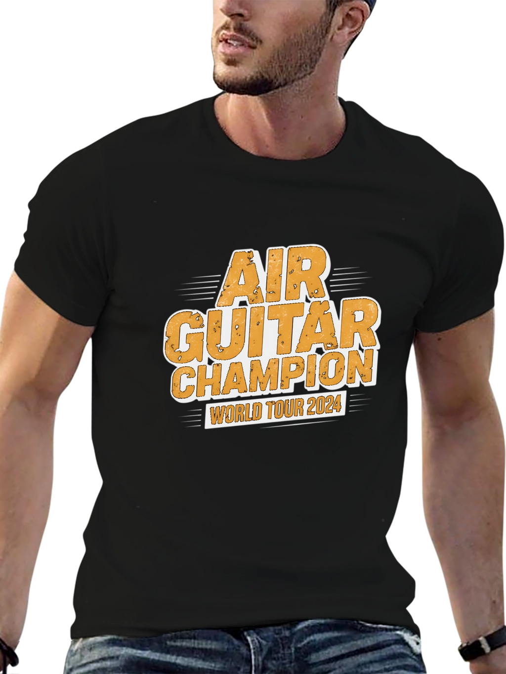 Air Guitar Champion World Tour 2024 T-Shirt
