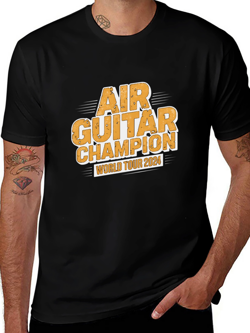 Air Guitar Champion World Tour 2024 T-Shirt